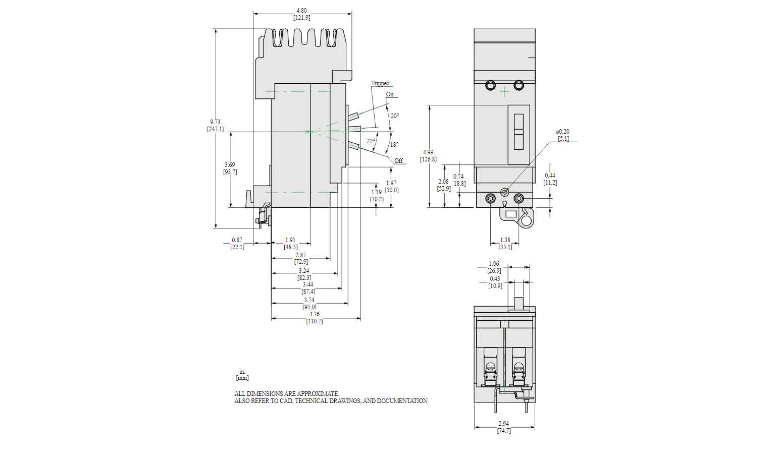 HDA261104 - Square D - Molded Case
 Circuit Breakers