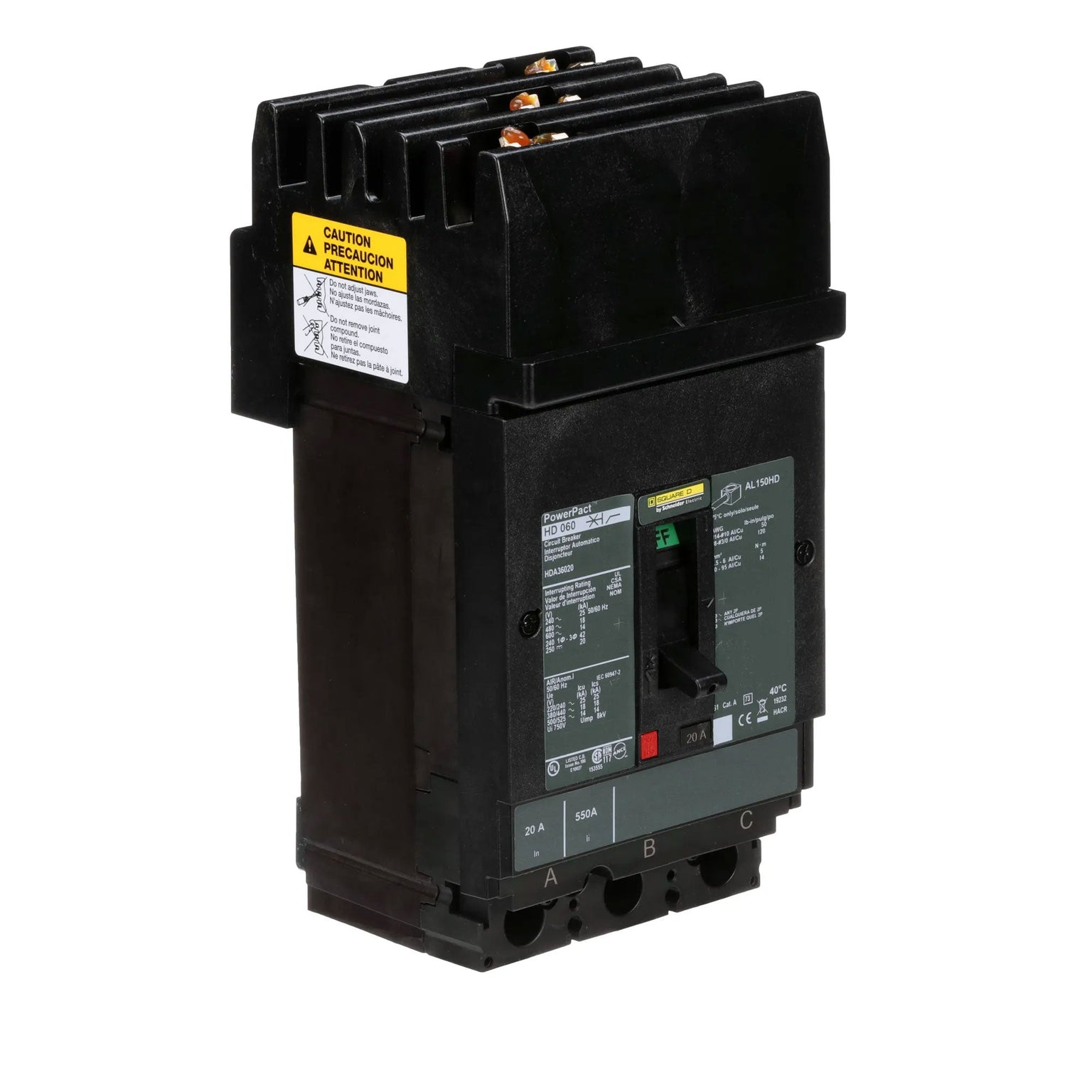 HDA36020 - Square D - Molded Case Circuit Breaker