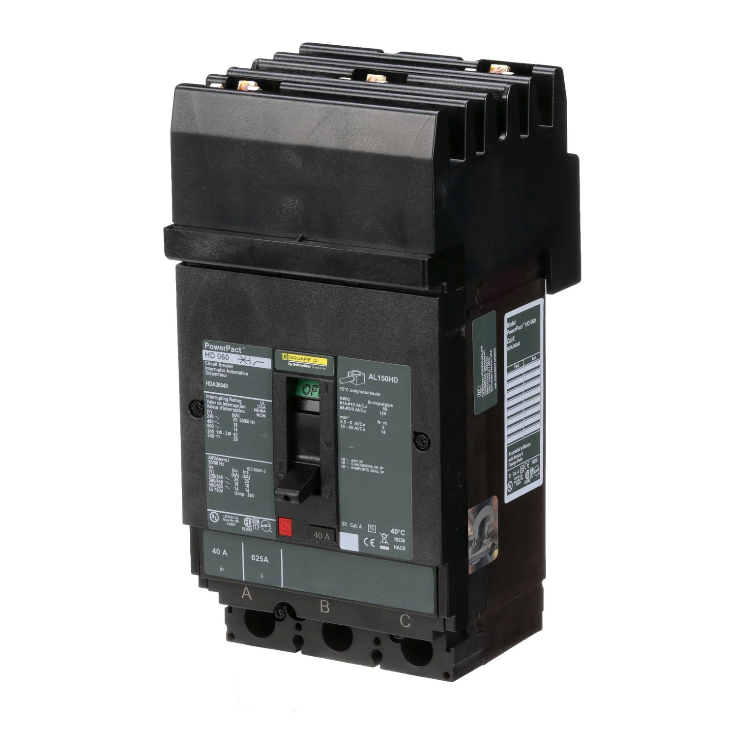 HDA36040 - Square D - Molded Case Circuit Breaker