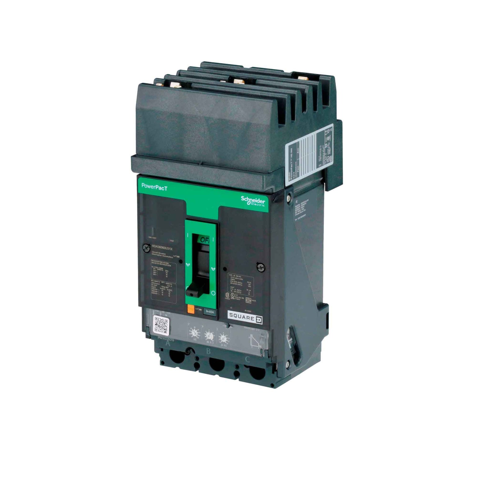 HDA36060U31X - Square D - Molded Case
 Circuit Breakers