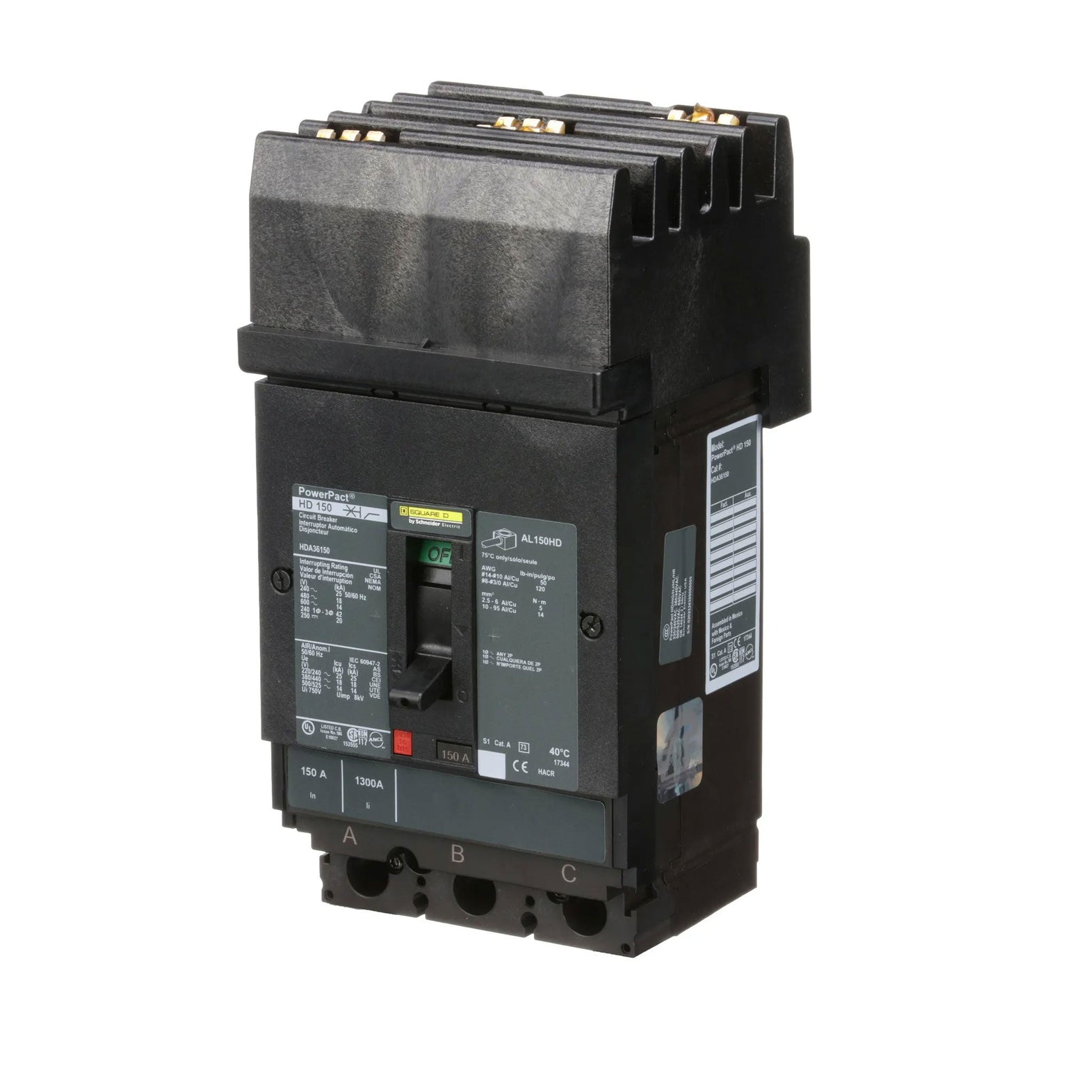 HDA36150 - Square D - Molded Case Circuit Breaker