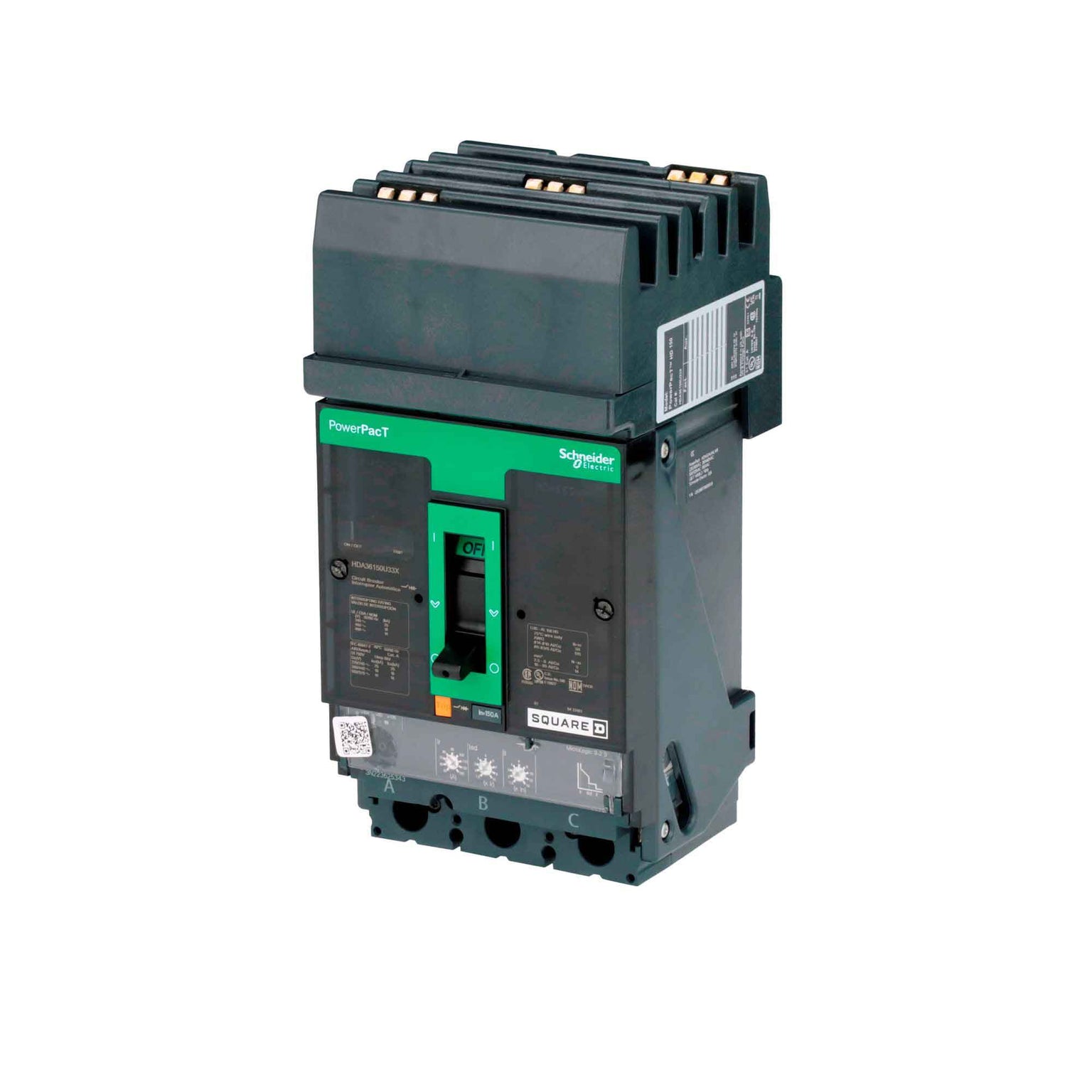 HDA36150U33X - Square D - Molded Case
 Circuit Breakers