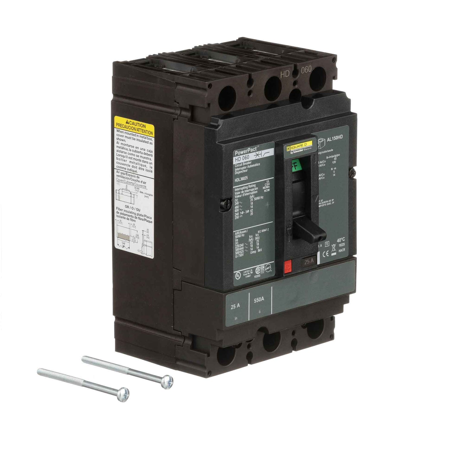 HDL36025 - Square D - Molded Case
 Circuit Breakers