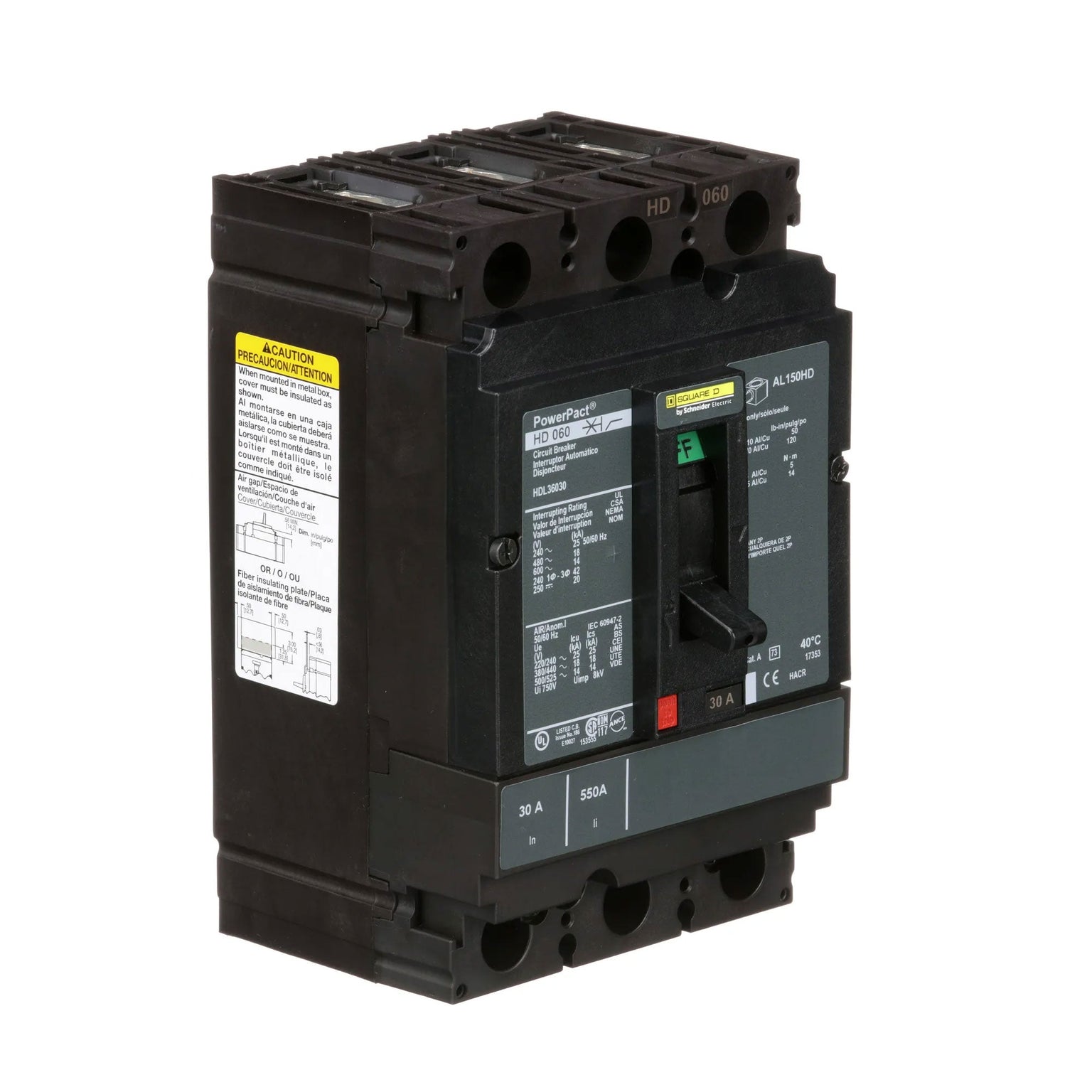 HDL36030 - Square D - Molded Case Circuit Breaker