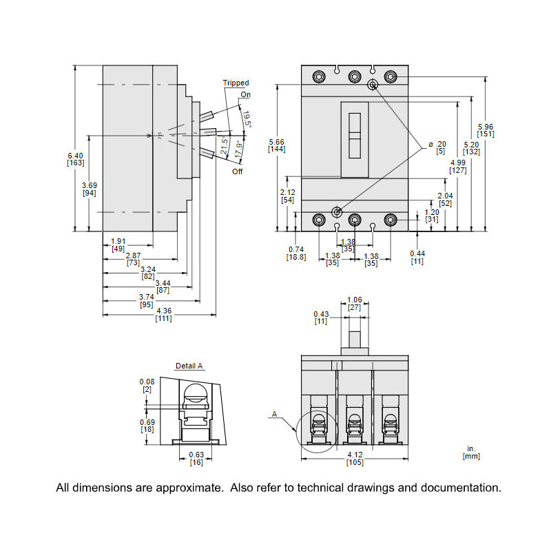 HDL36030 - Square D - Molded Case Circuit Breaker