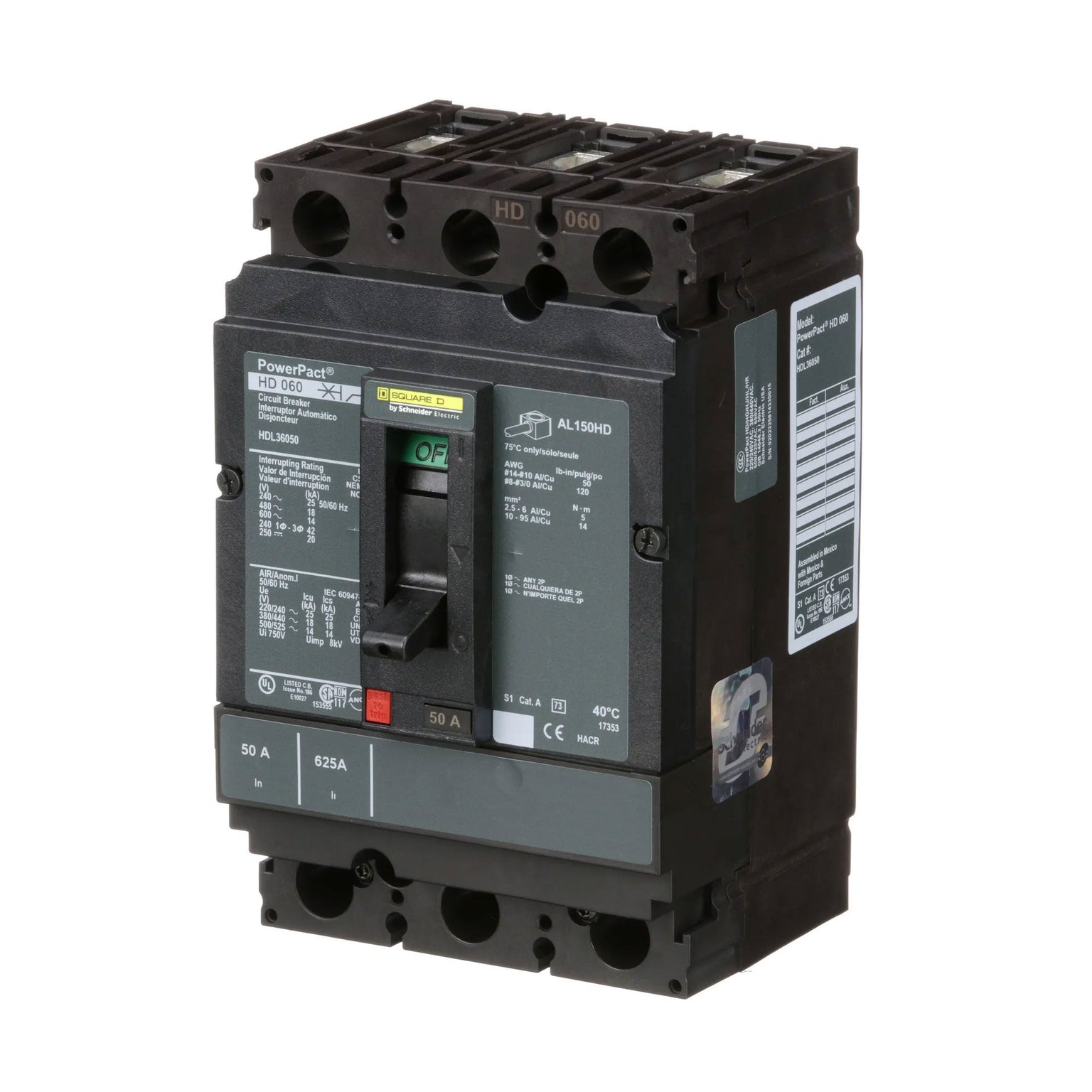 HDL36050 - Square D - Molded Case Circuit Breaker