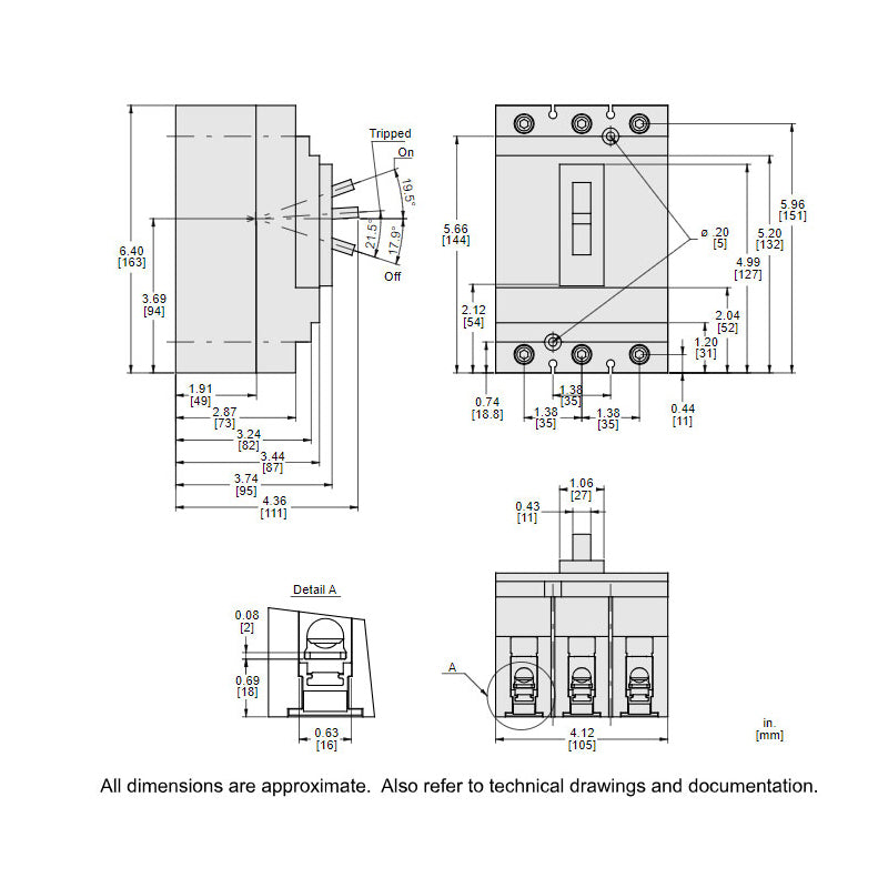 HDL36050 - Square D - Molded Case Circuit Breaker