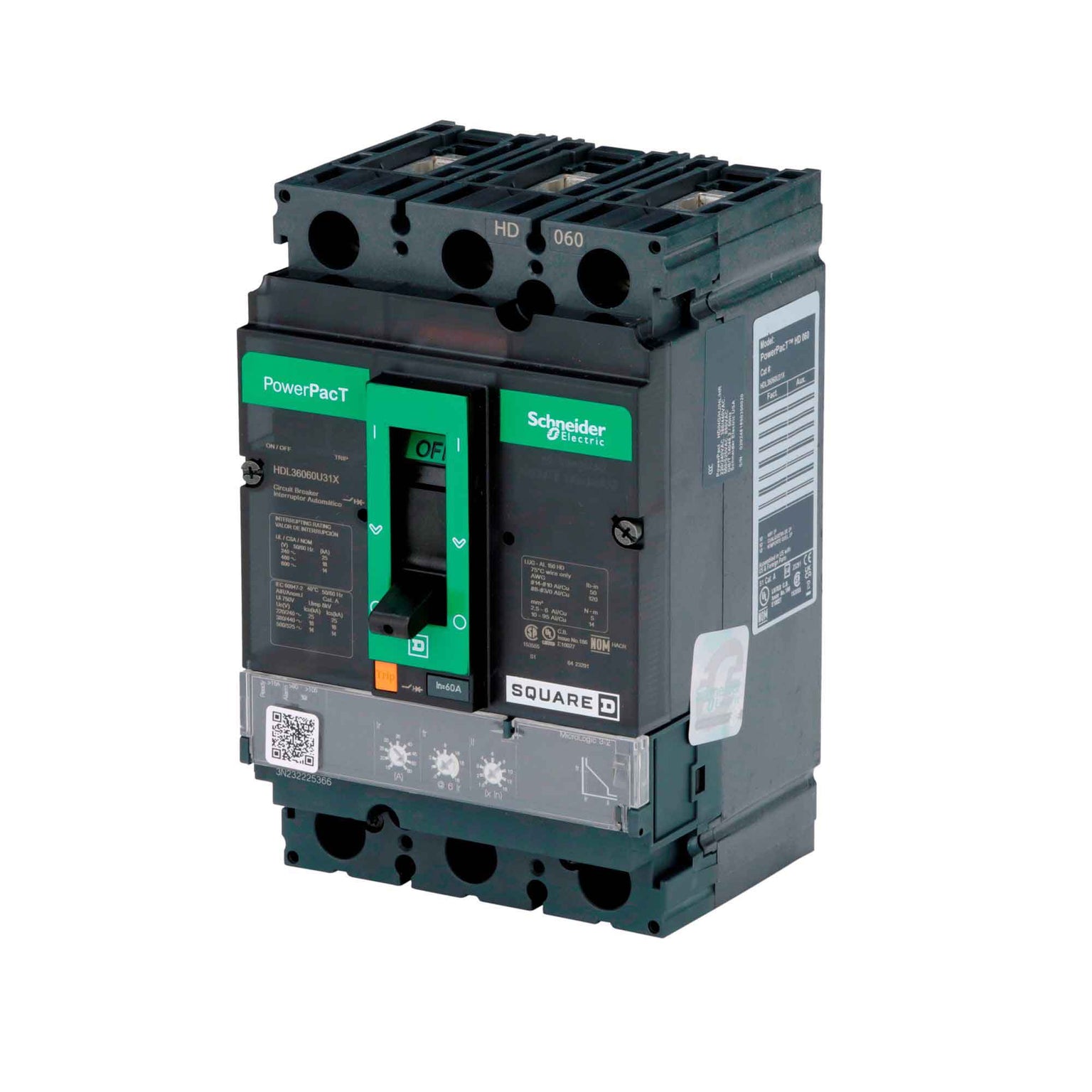 HDL36060U31X - Square D - Molded Case Circuit Breaker