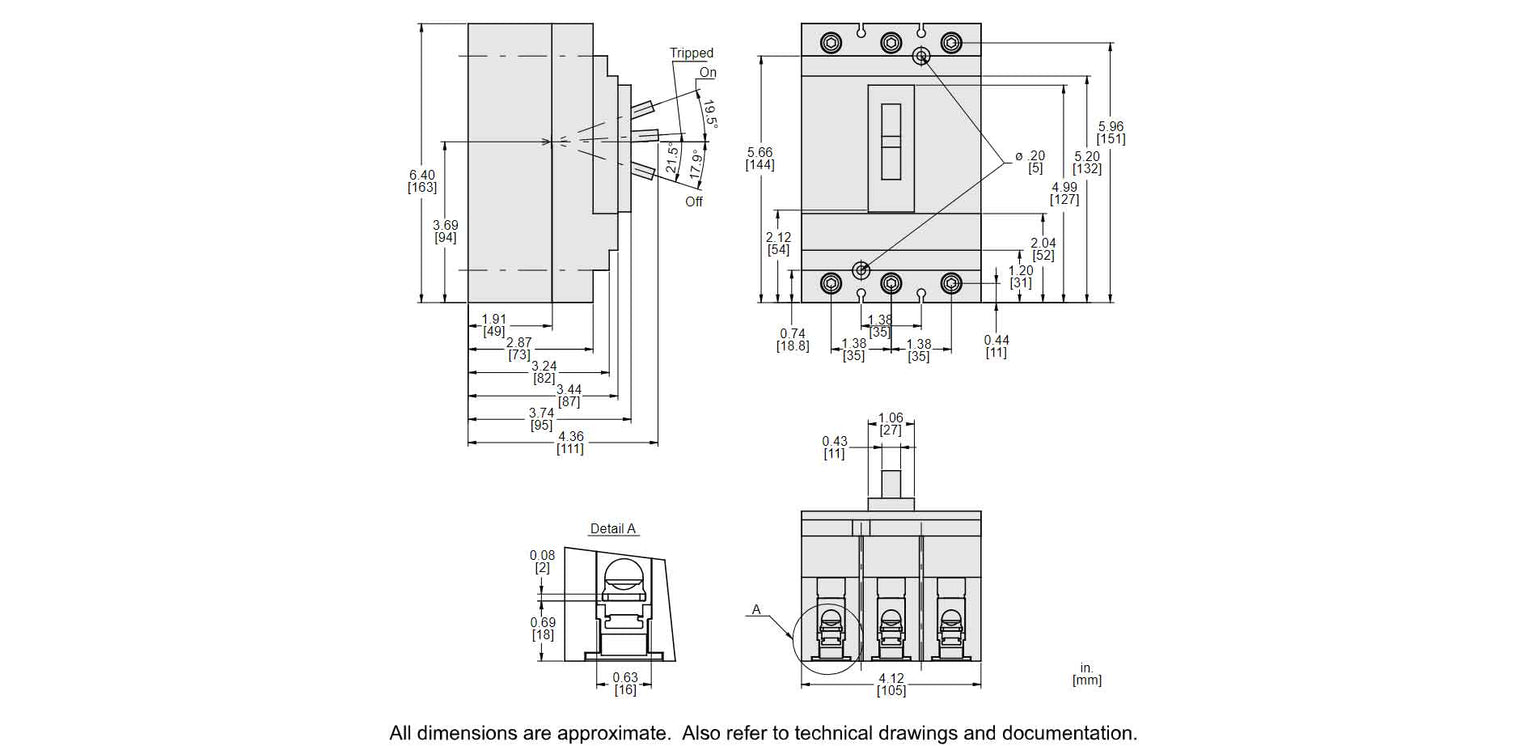 HDL36060U31X - Square D - Molded Case Circuit Breaker