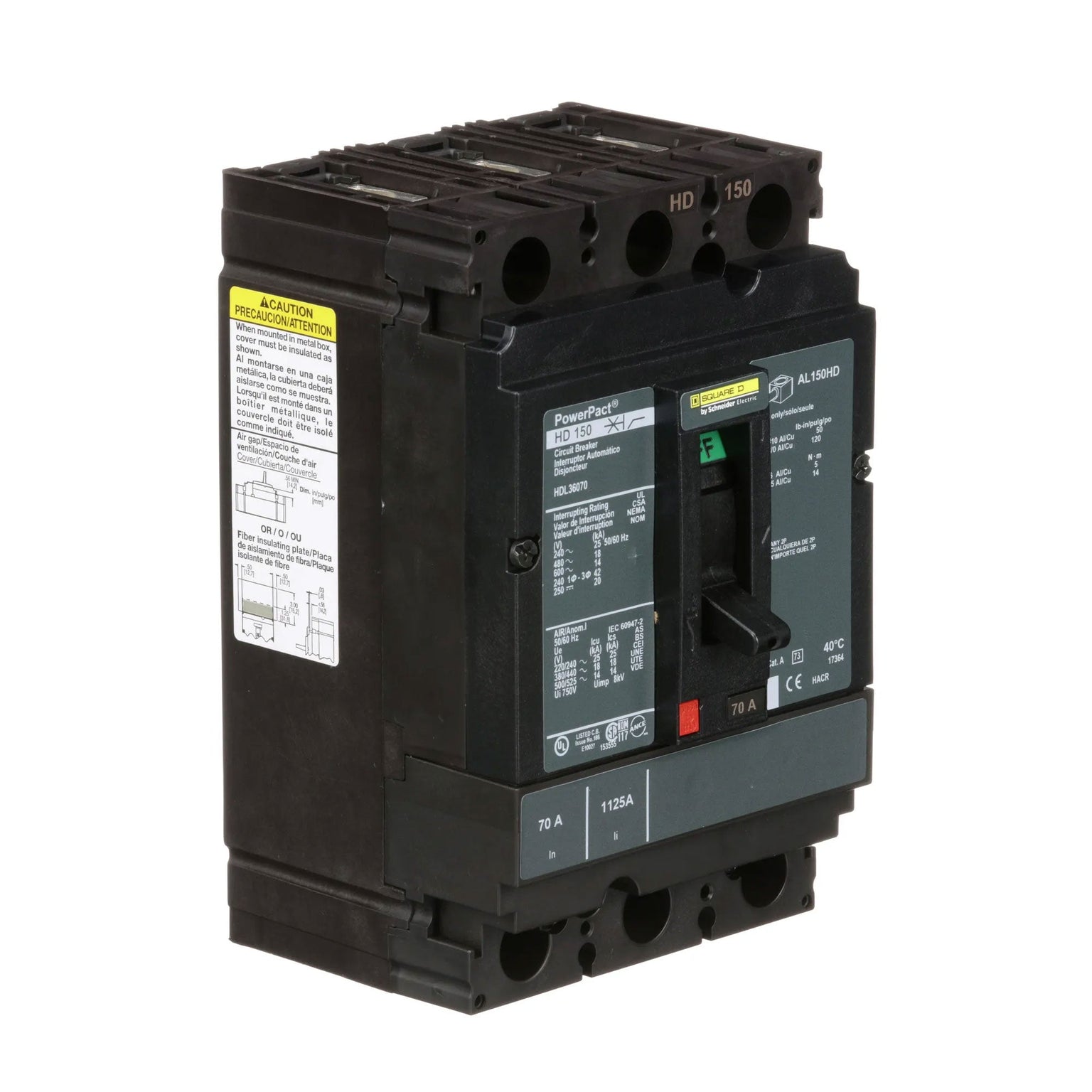 HDL36070 - Square D - Molded Case Circuit Breaker