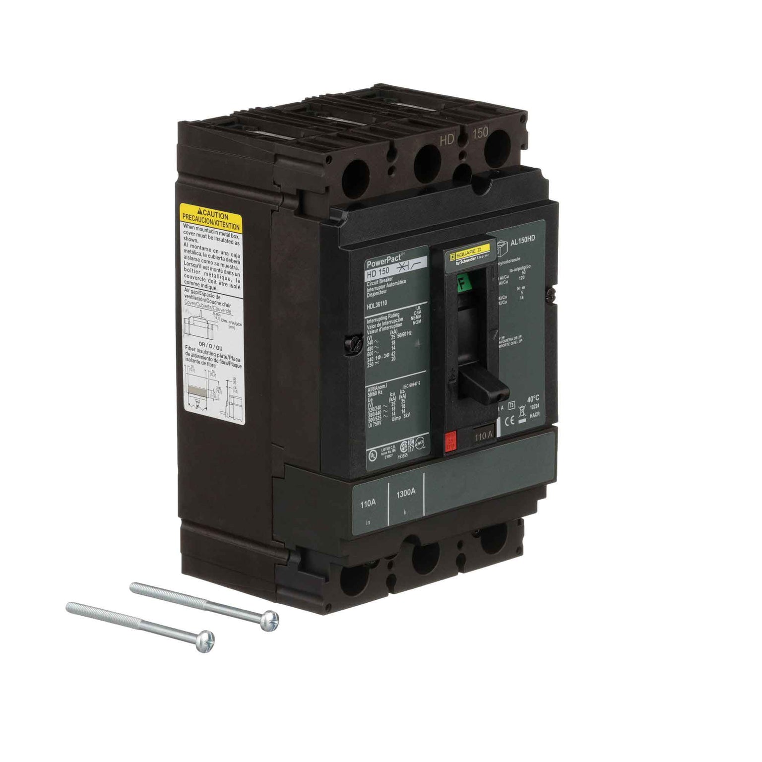 HDL36110 - Square D - Molded Case
 Circuit Breakers