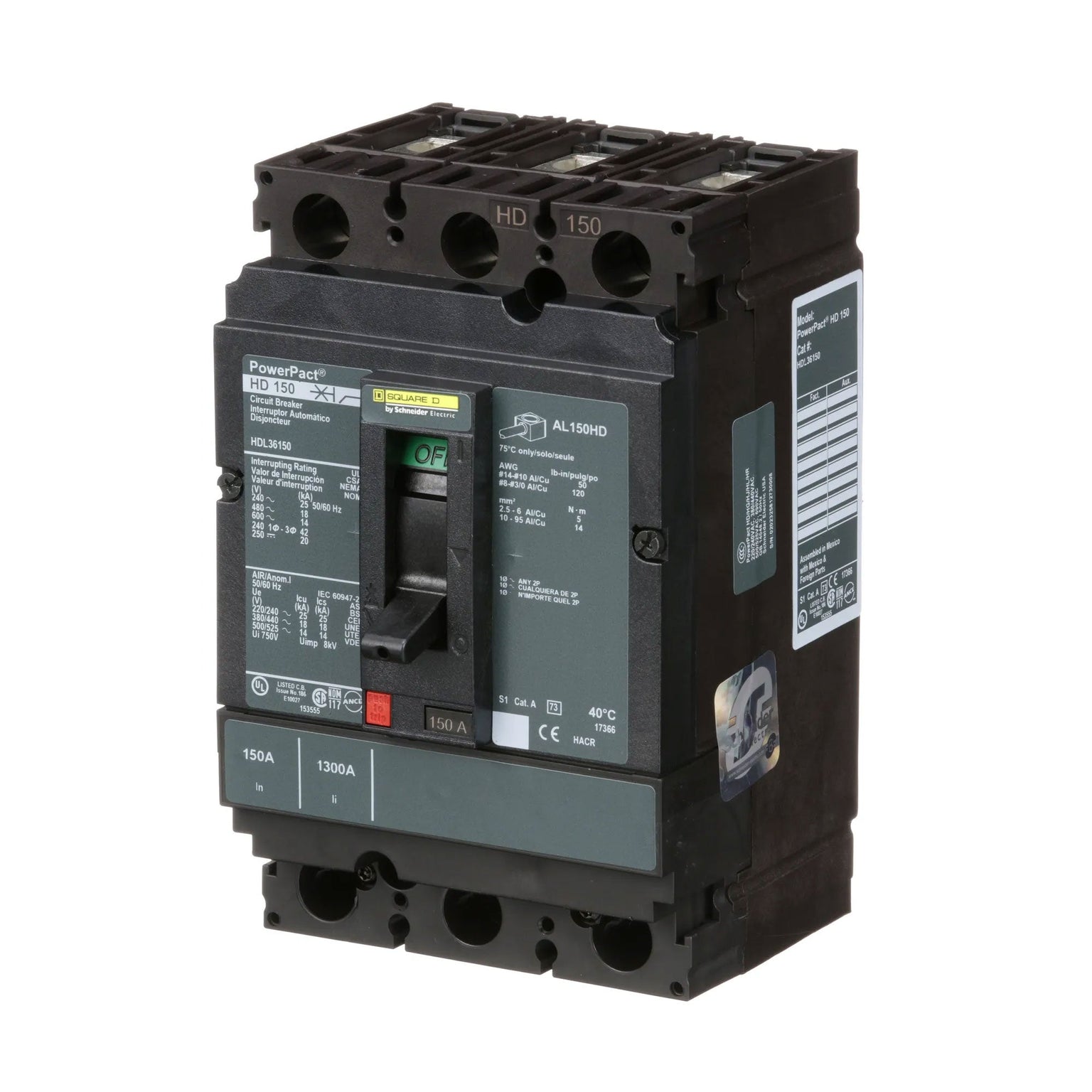 HDL36150 - Square D - Molded Case Circuit Breaker