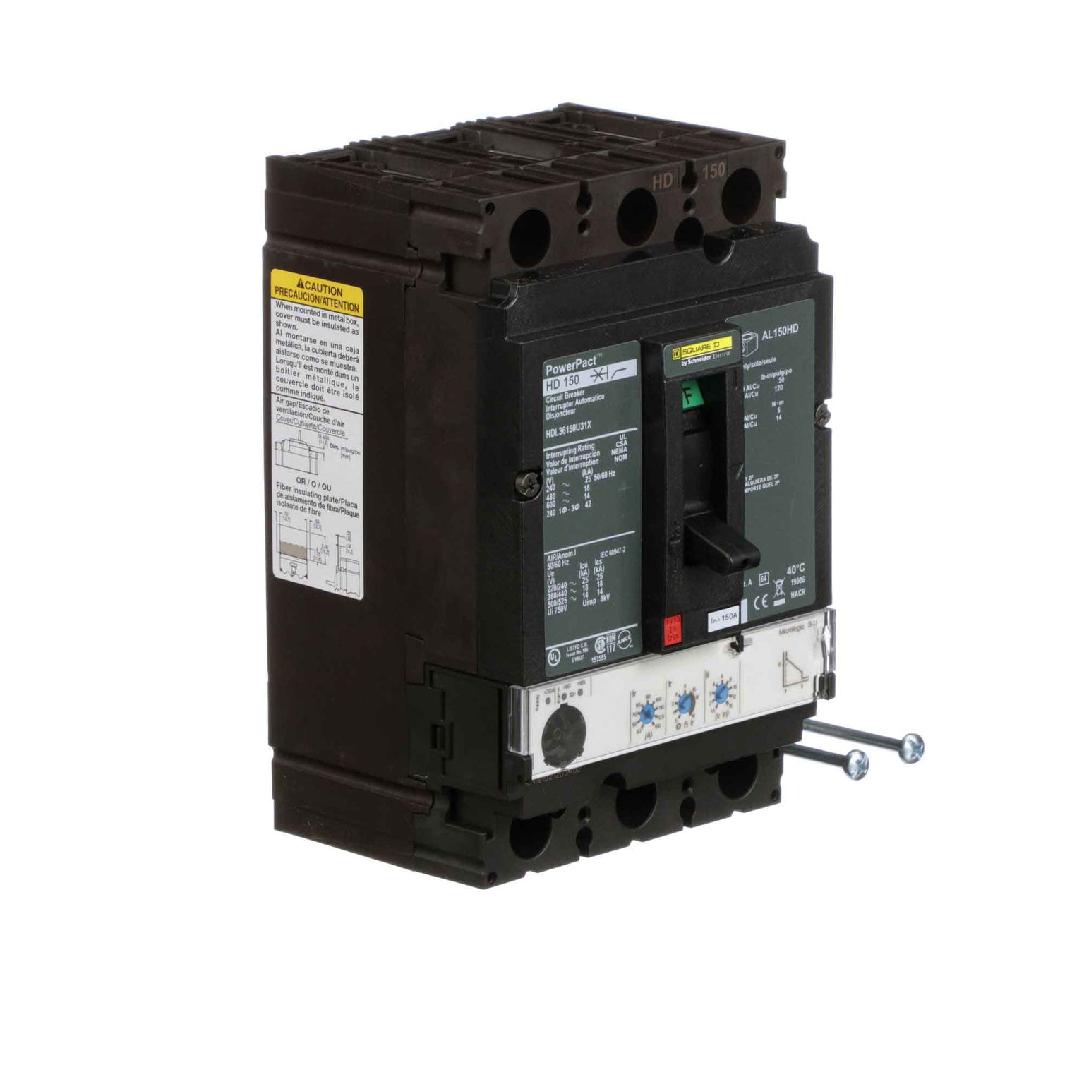 HDL36150U31X - Square D - Molded Case
 Circuit Breakers