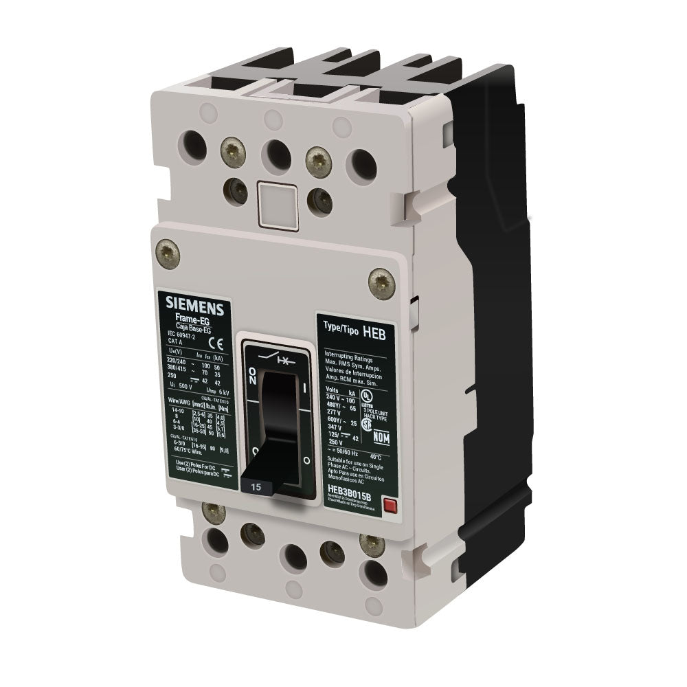 HEB3B015B - Siemens - Molded Case Circuit Breaker