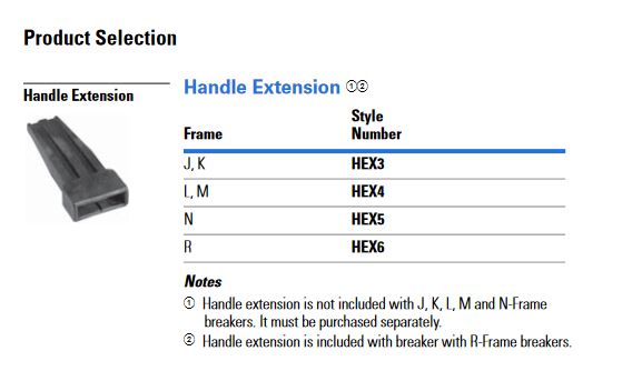 HEX3 - Eaton - Handle Mechanism