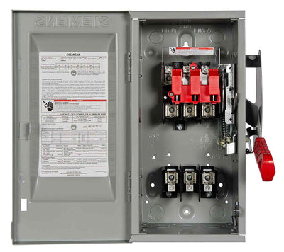 HF361 - Siemens 30 Amp 3 Pole 600 Volt Disconnect Safety Switches