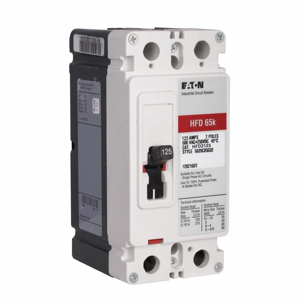 HFD2125 - Eaton - Molded Case Circuit Breaker