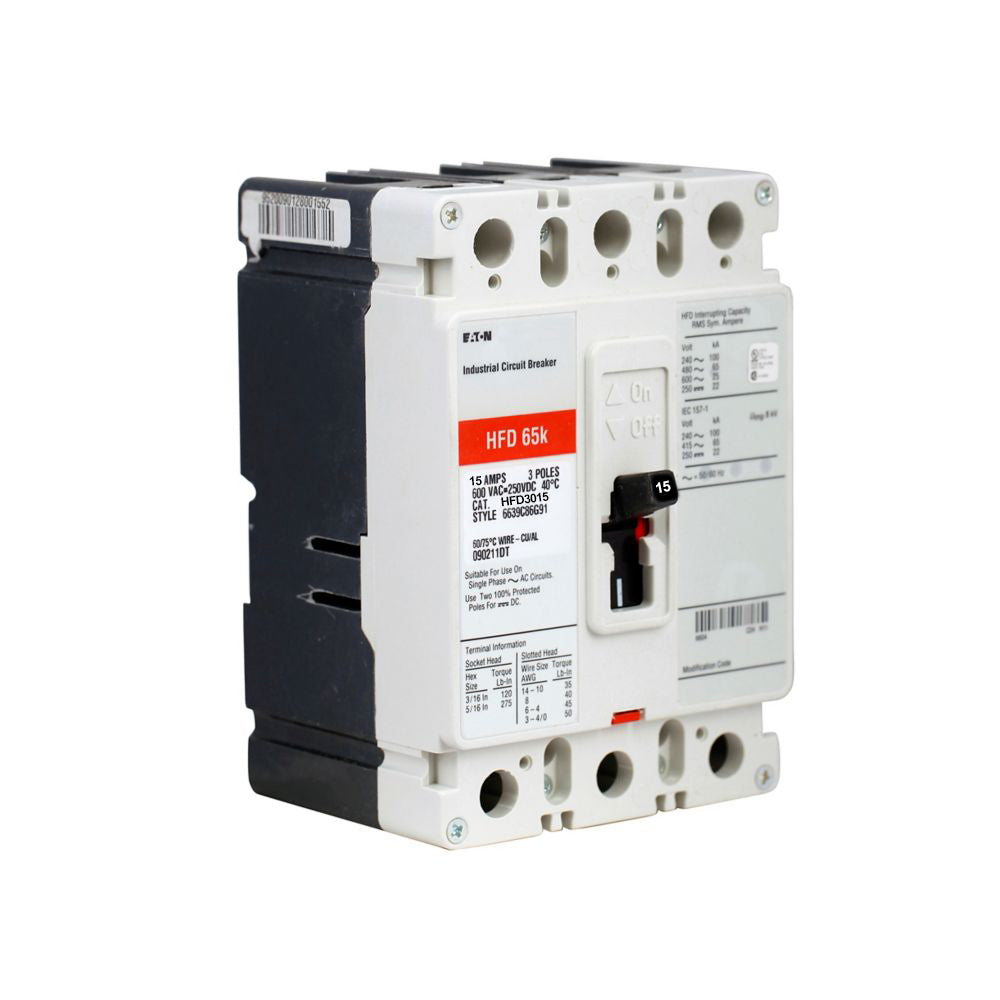 HFD3015 - Eaton - Molded Case Circuit Breaker