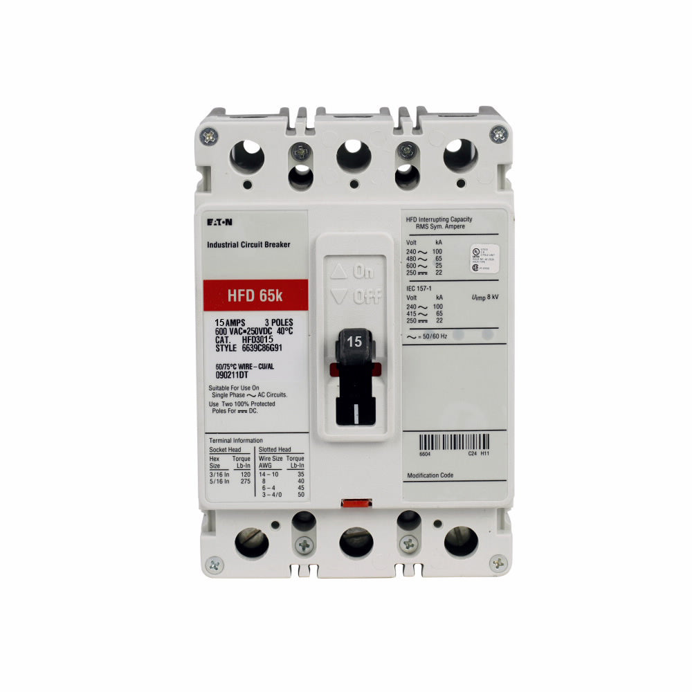 HFD3015LA02 - Eaton - Molded Case Circuit Breaker