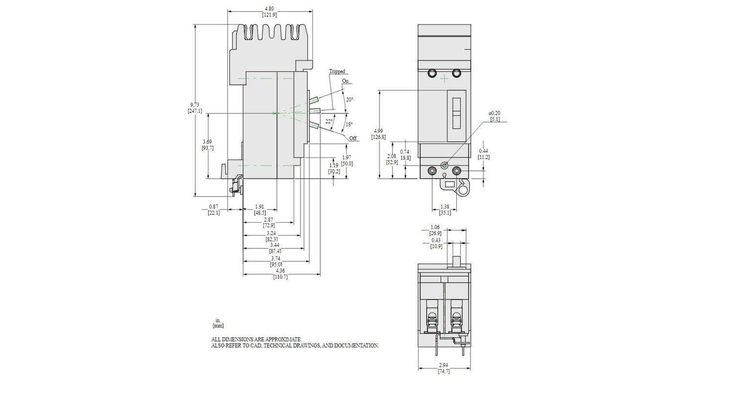 HGA260402 - Square D - Molded Case
 Circuit Breakers