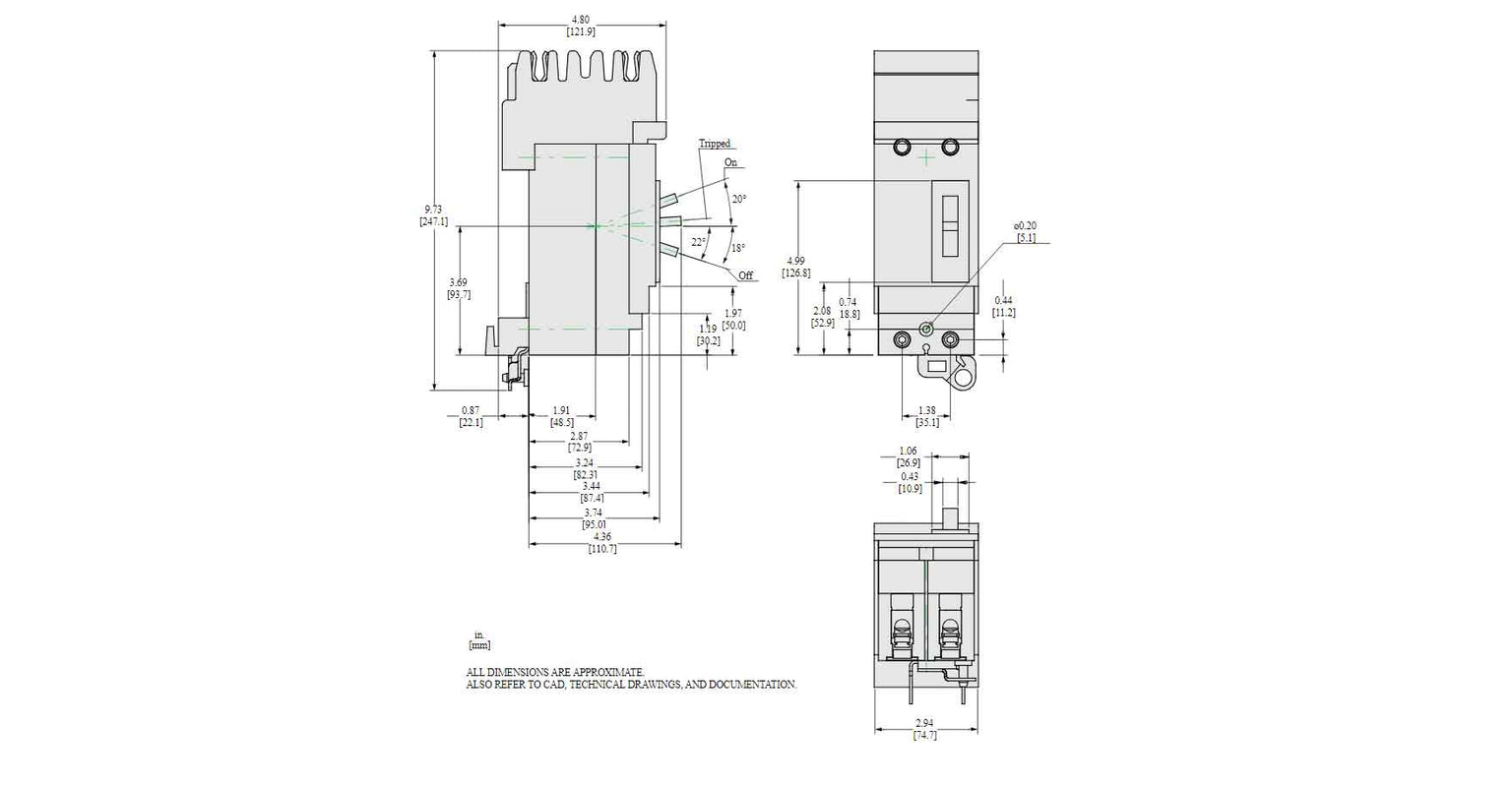 HGA260452 - Square D - Molded Case
 Circuit Breakers