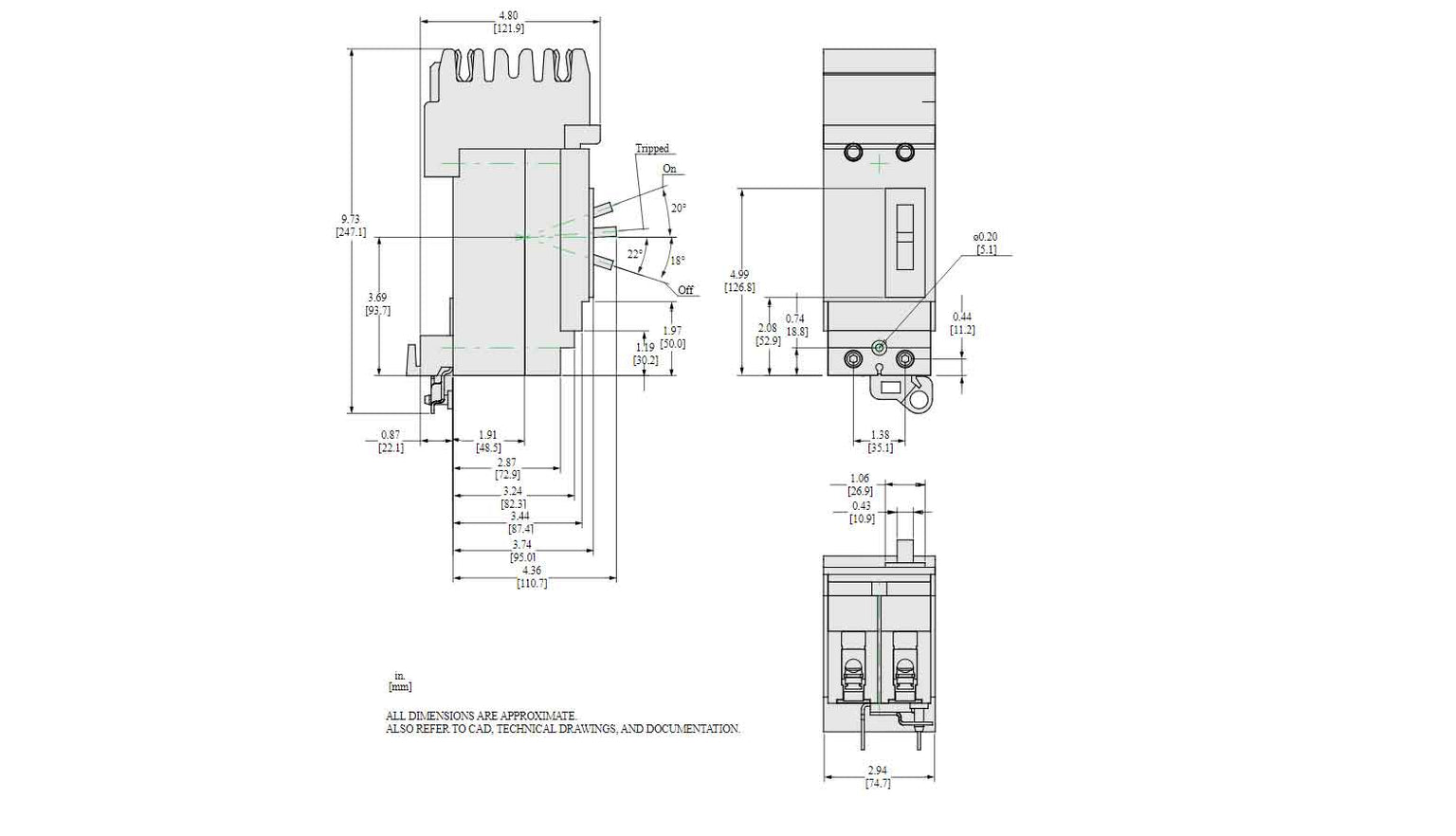 HGA260701 - Square D - Molded Case
 Circuit Breakers