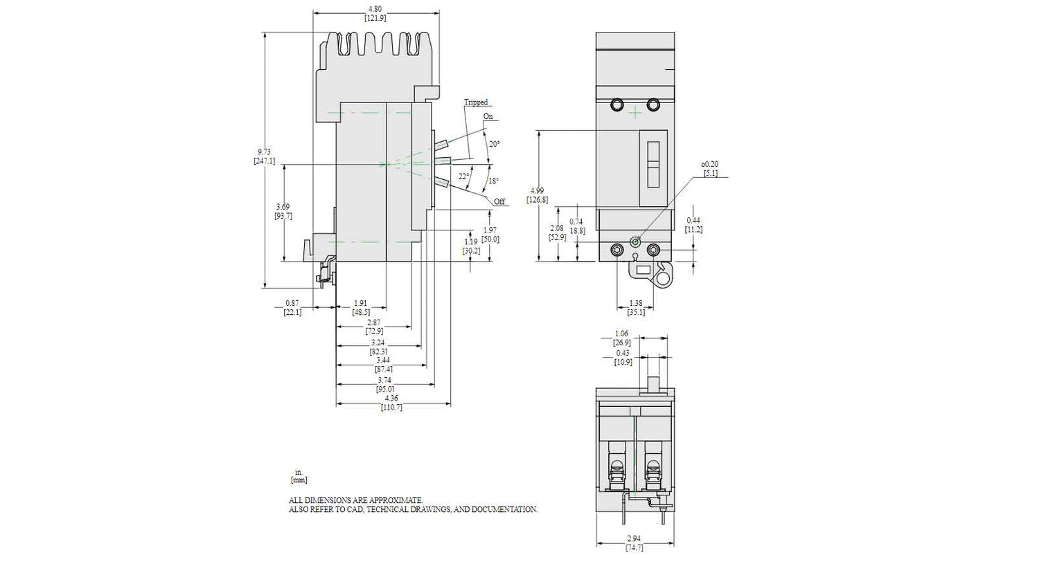 HGA261104 - Square D - Molded Case
 Circuit Breakers