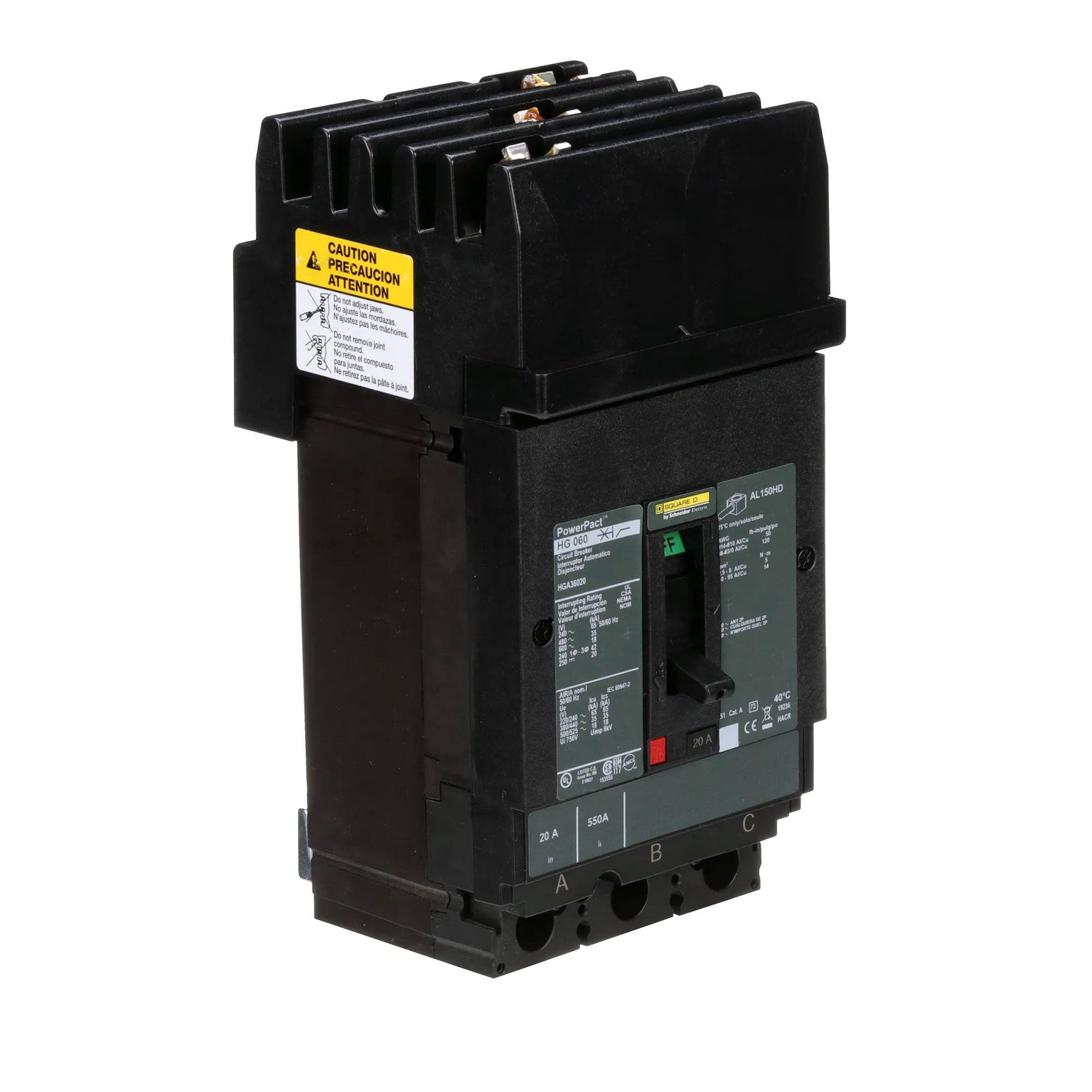 HGA36020 - Square D - Molded Case Circuit Breaker