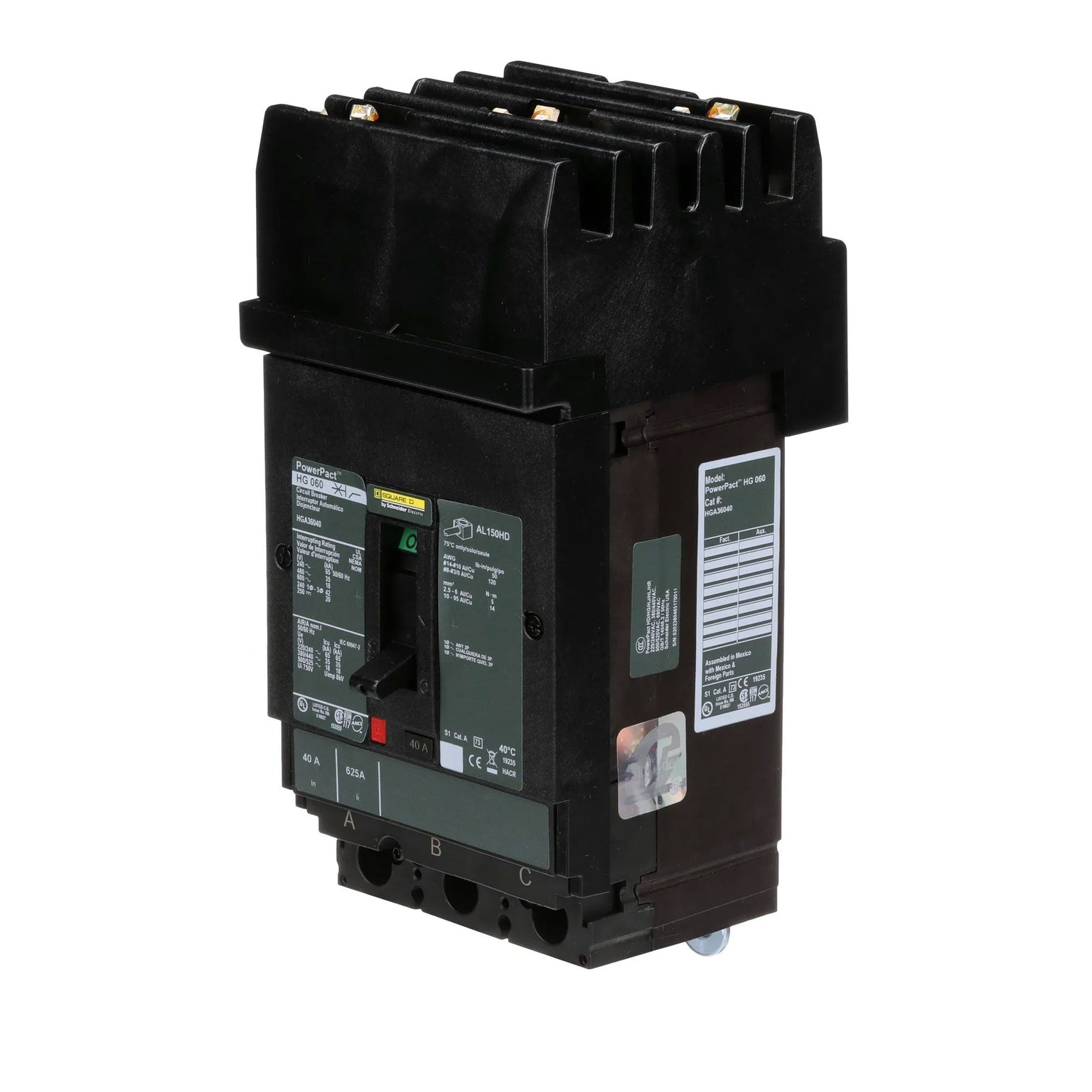 HGA36040 - Square D - Molded Case Circuit Breaker