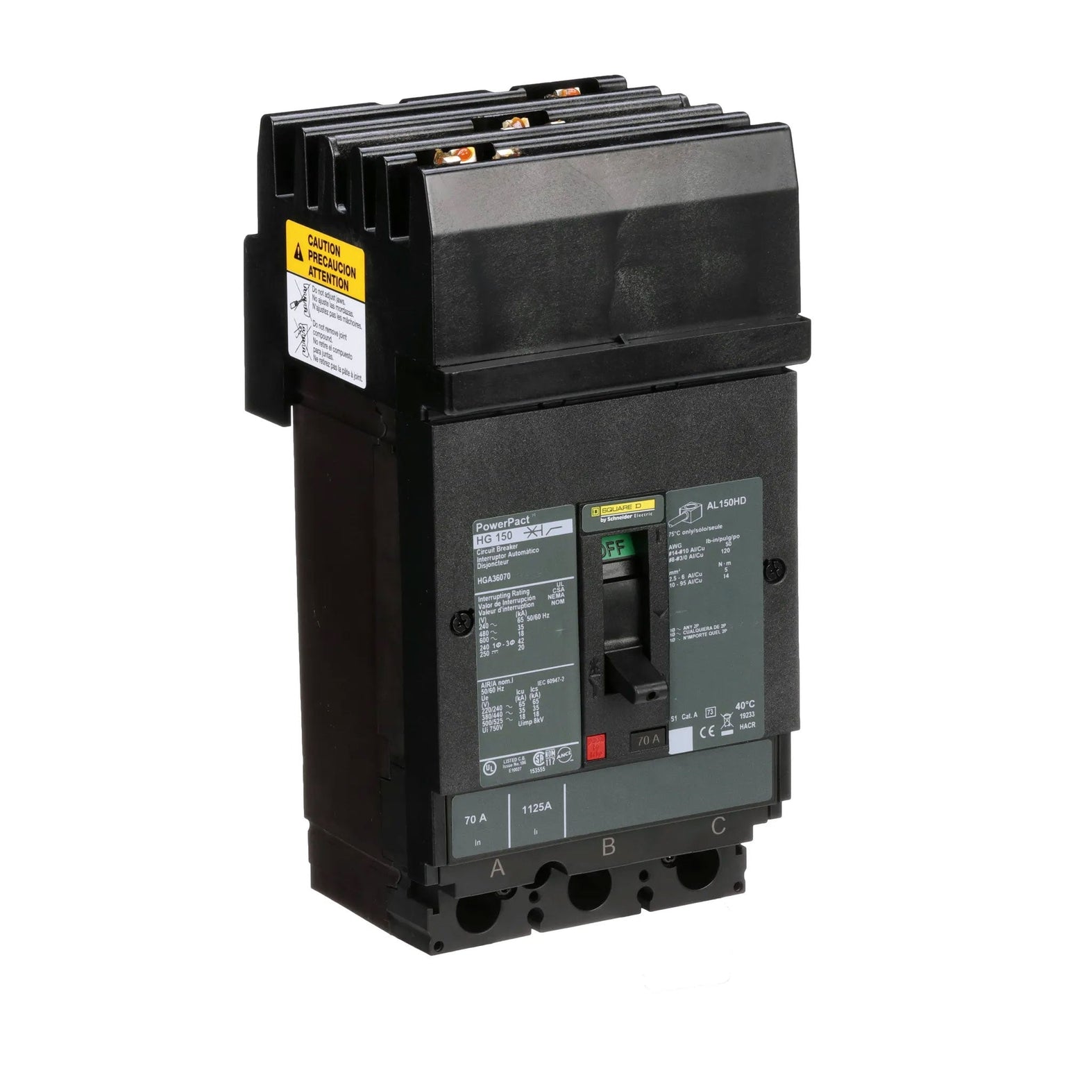 HGA36070 - Square D - Molded Case Circuit Breaker