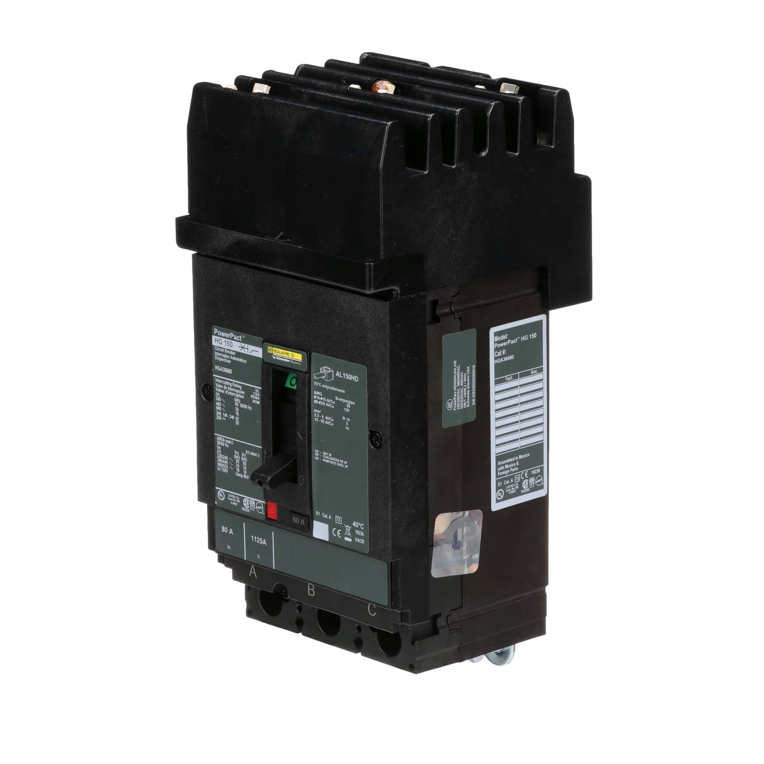 HGA36080 - Square D - Molded Case Circuit Breaker