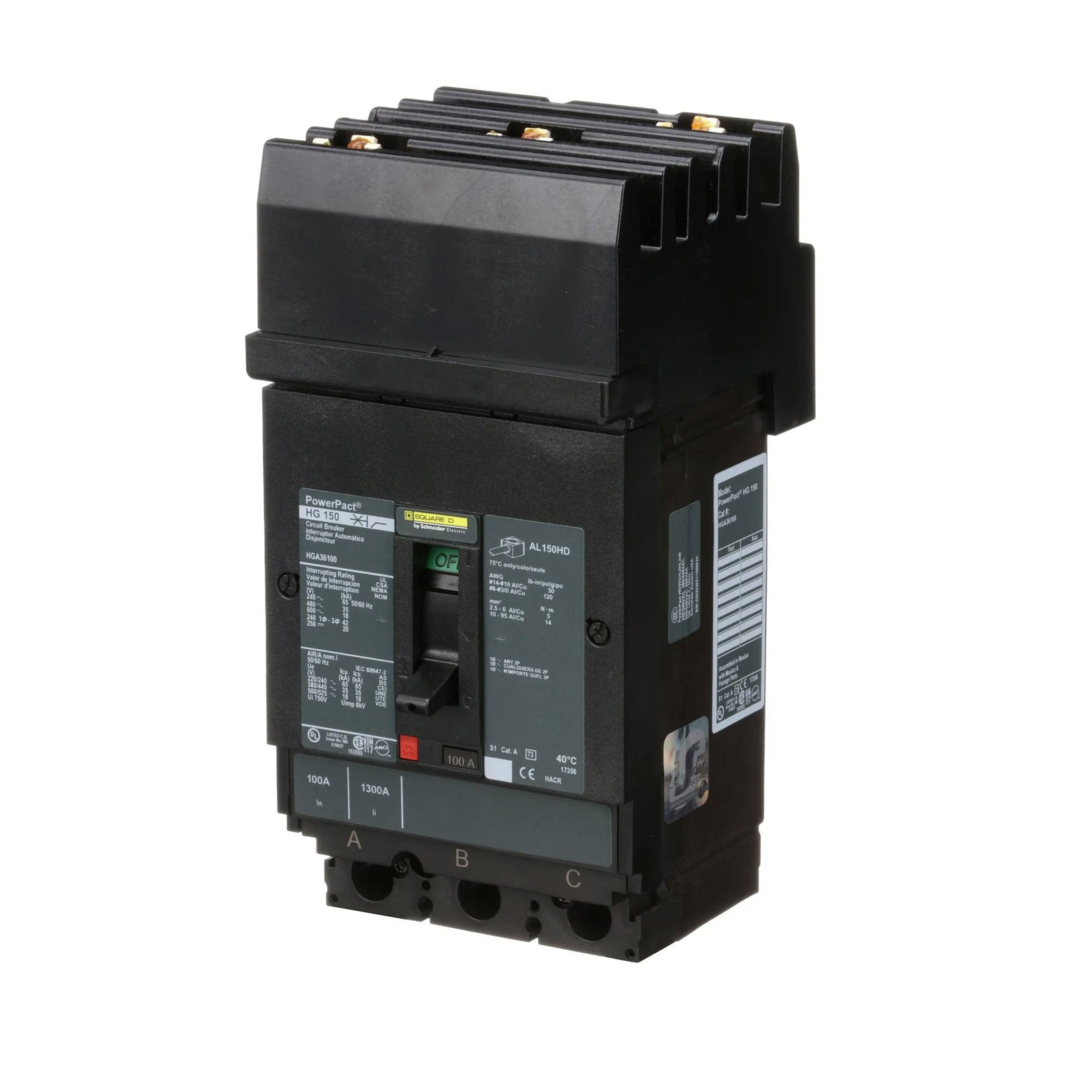 HGA36100 - Square D - Molded Case Circuit Breaker