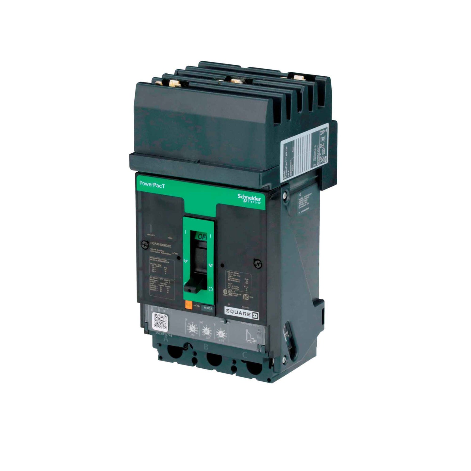 HGA36100U33X - Square D - Molded Case
 Circuit Breakers