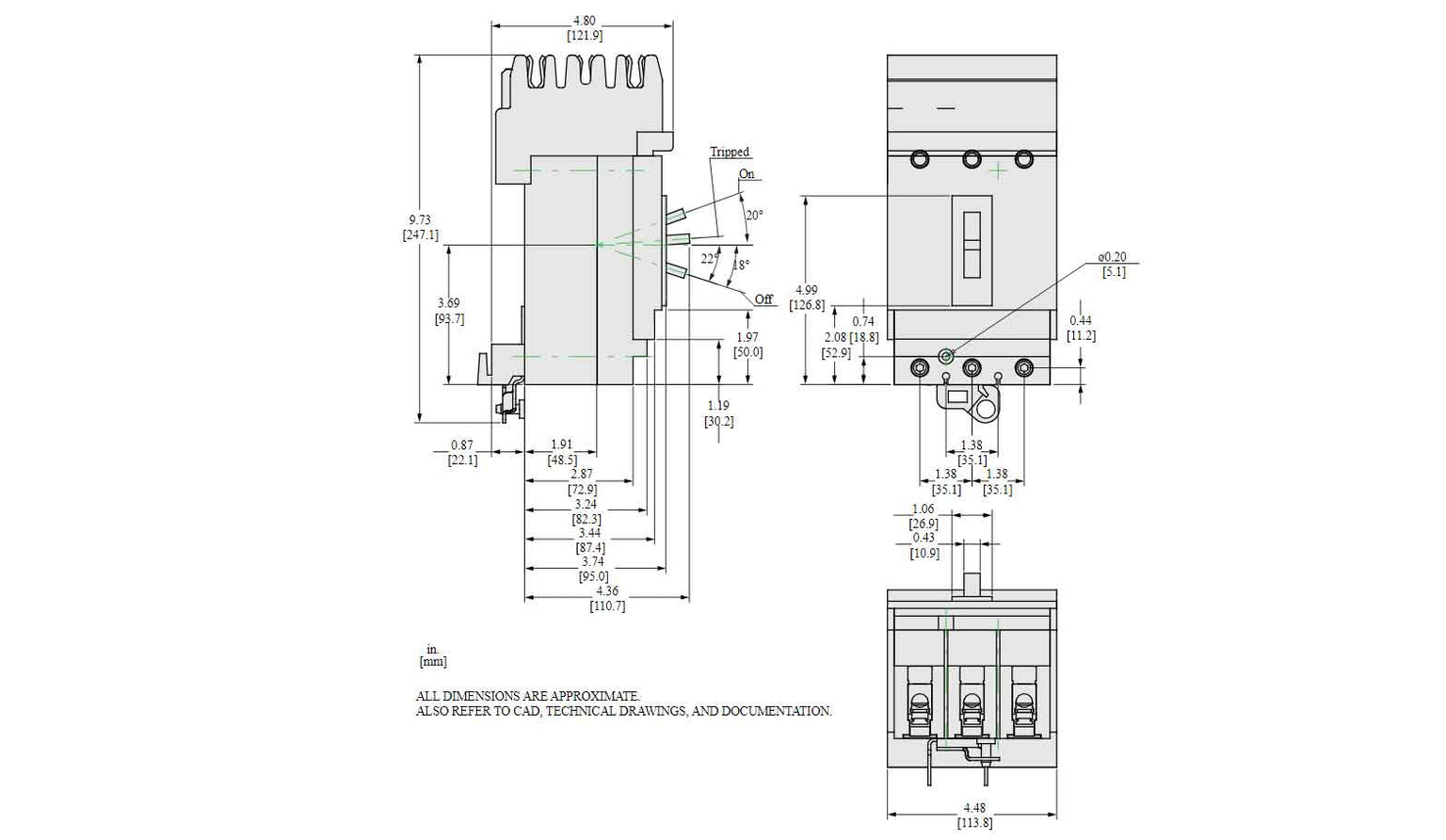 HGA36150U43X - Square D - Molded Case Circuit Breaker