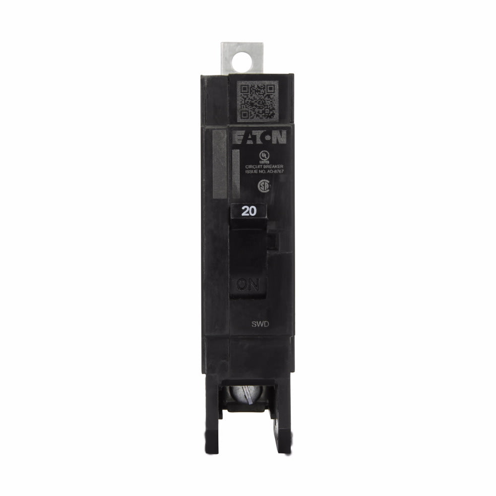 HGHB1020 - Eaton Cutler-Hammer 20 Amp 1 Pole 277 Volt Feed Thru Molded Case Circuit Breaker