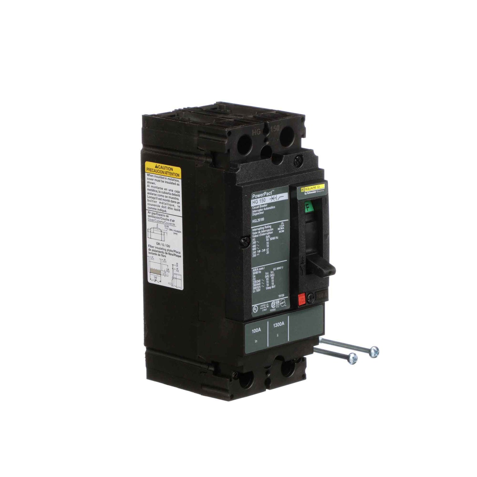 HGL26100 - Square D - Molded Case
 Circuit Breakers