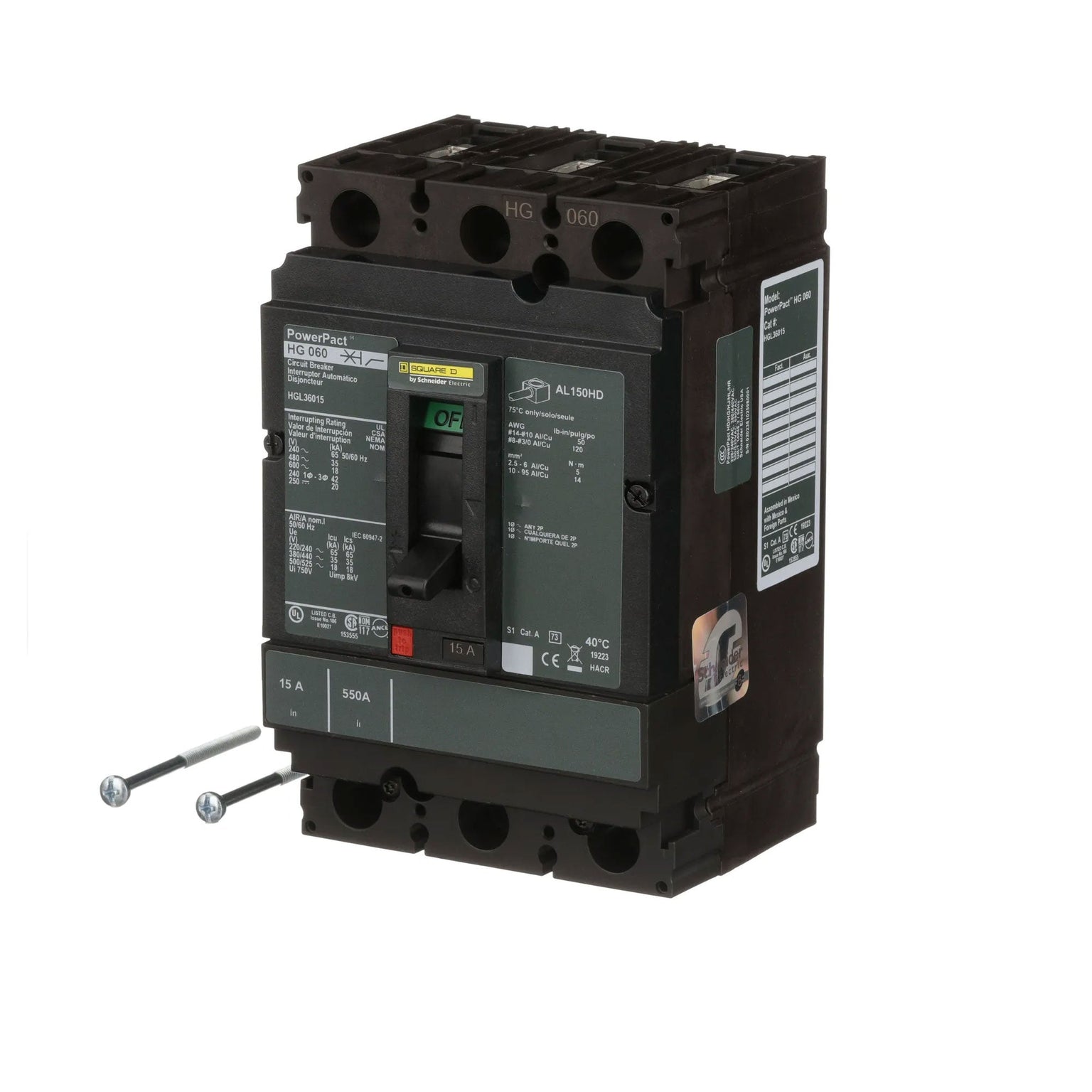 HGL36015 - Square D - Molded Case Circuit Breaker