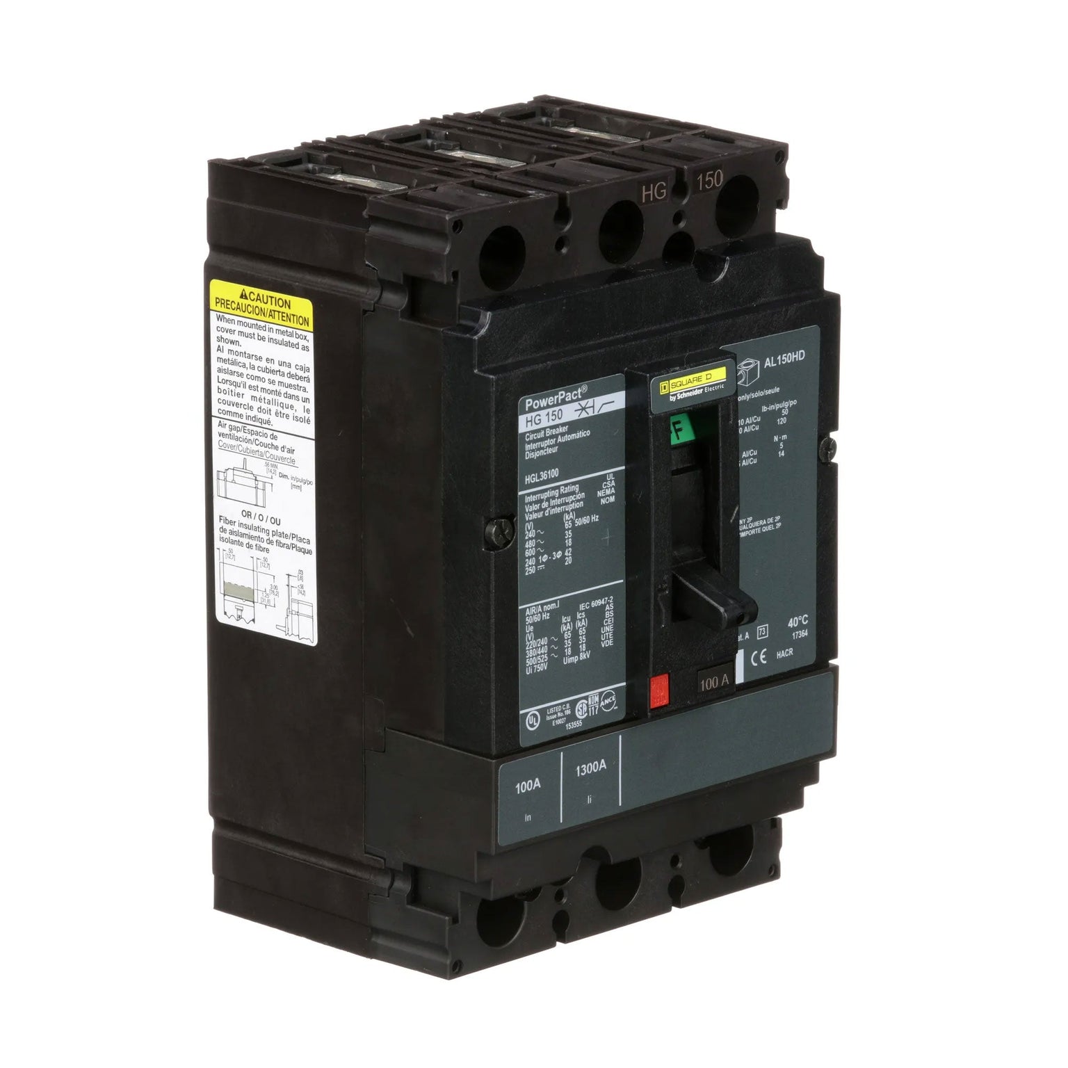 HGL36100 - Square D - Molded Case Circuit Breaker