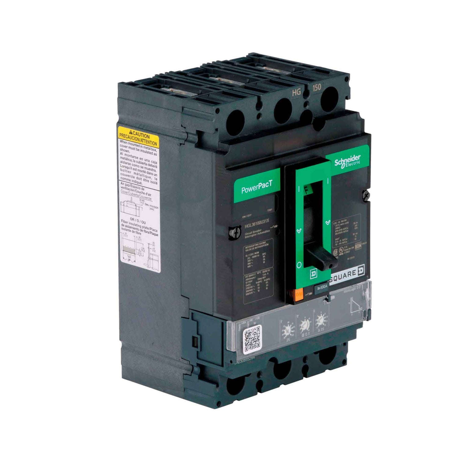 HGL36100U31X - Square D - Molded Case
 Circuit Breakers