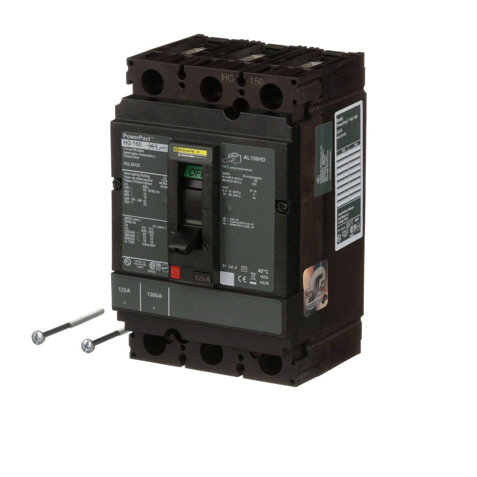 HGL36125 - Square D - Molded Case Circuit Breaker