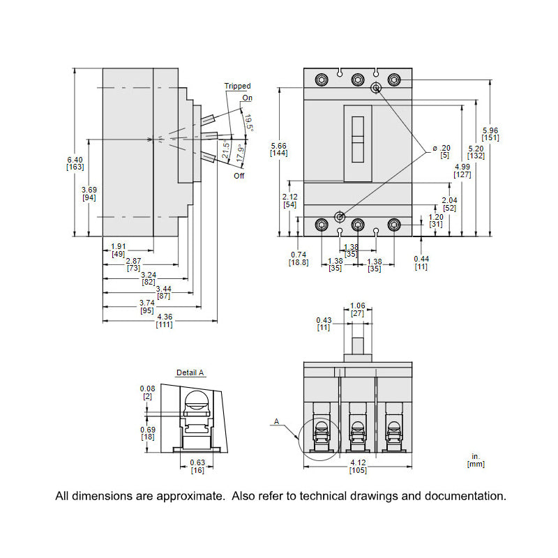 HGL36125 - Square D - Molded Case Circuit Breaker