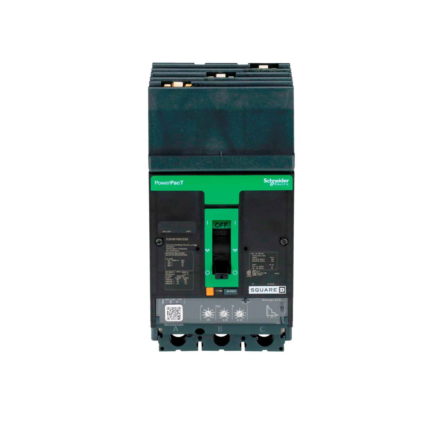 HJA36100U33X - Square D - Molded Case Circuit Breaker