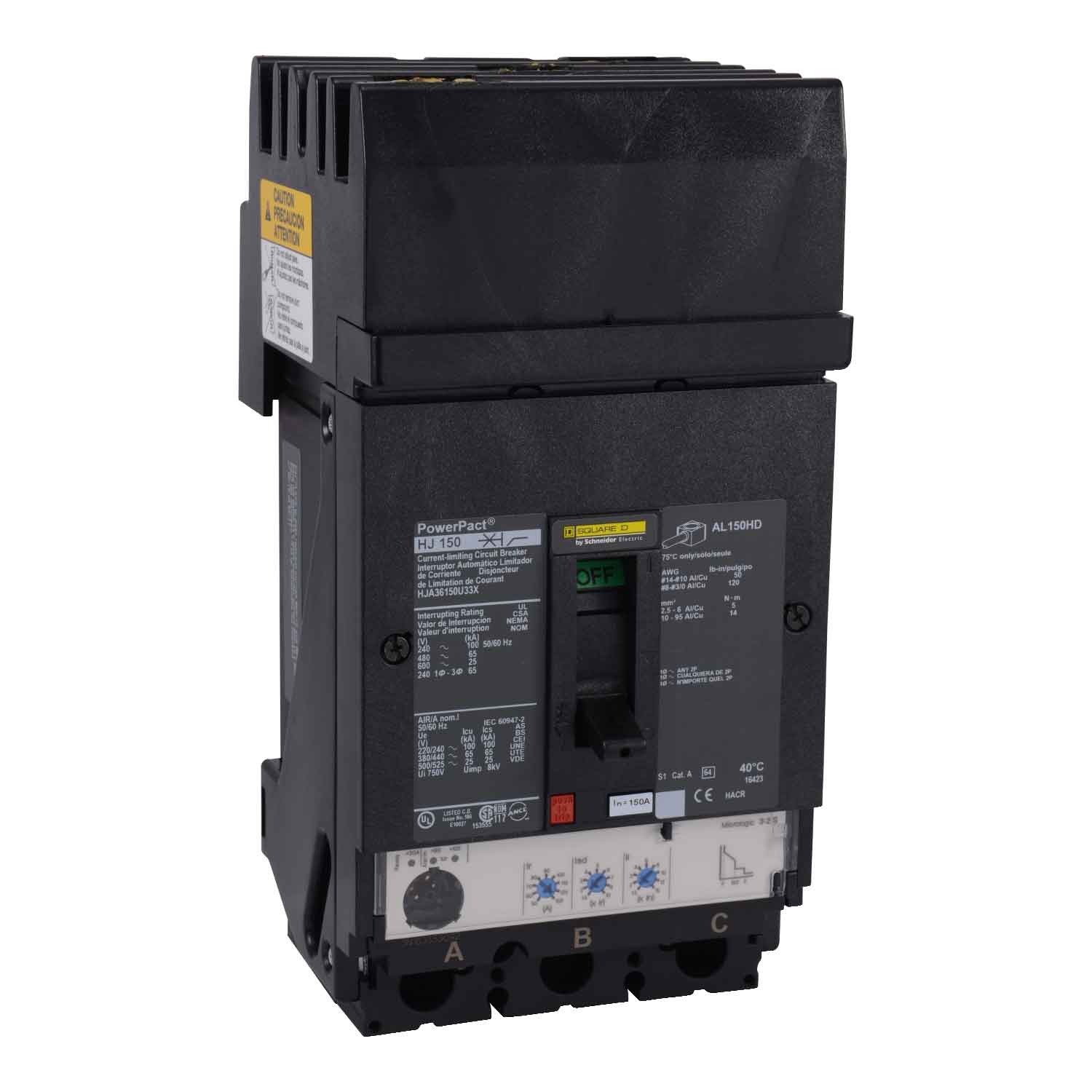 HJA36150U33X - Square D - Molded Case
 Circuit Breakers