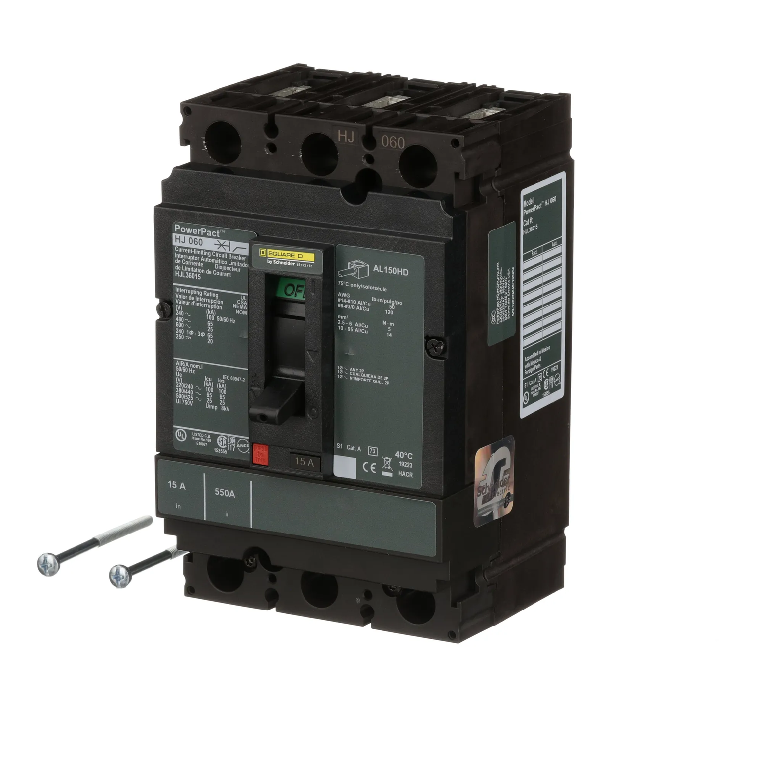 HJL36015 - Square D - Molded Case Circuit Breaker