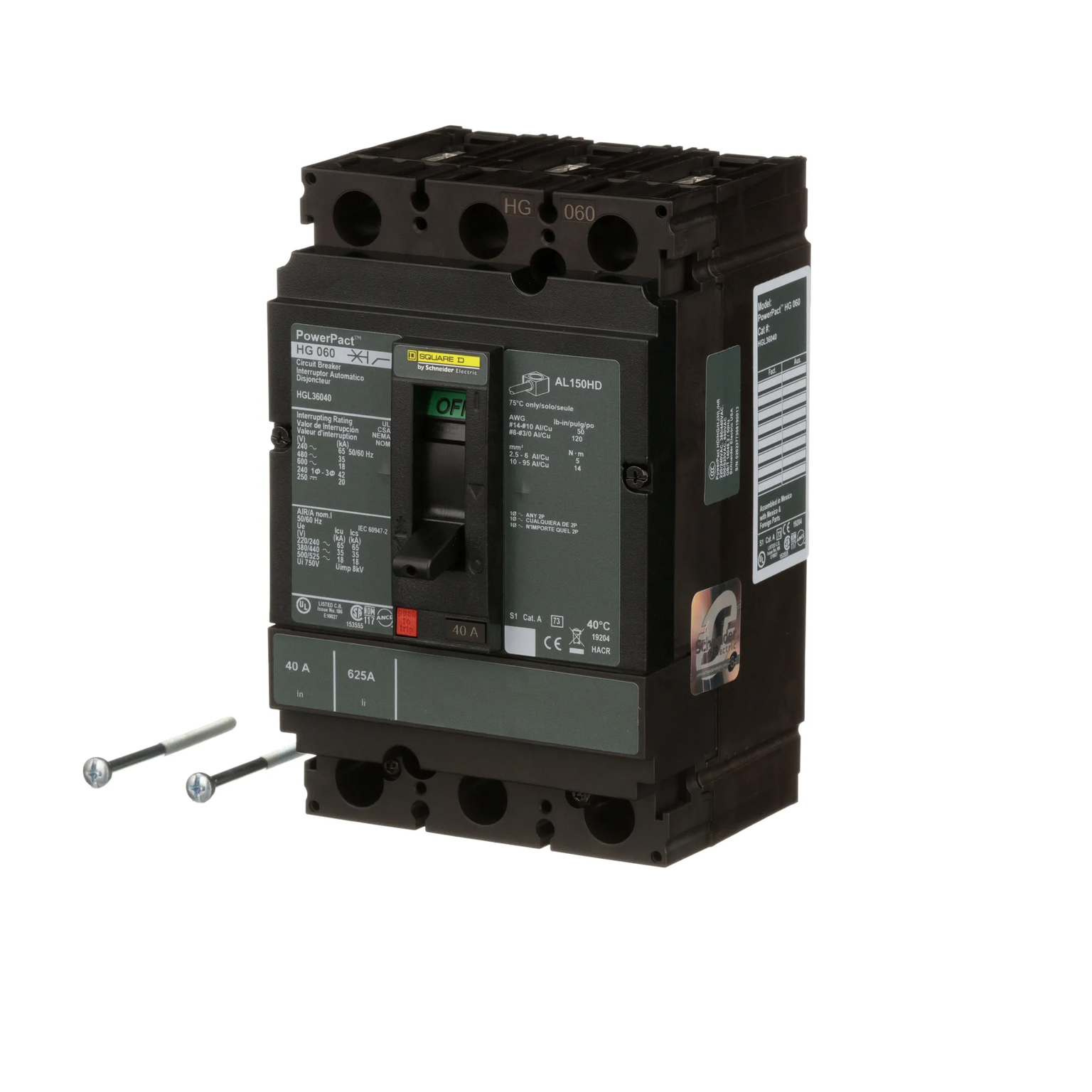 HJL36040 - Square D - Molded Case Circuit Breaker