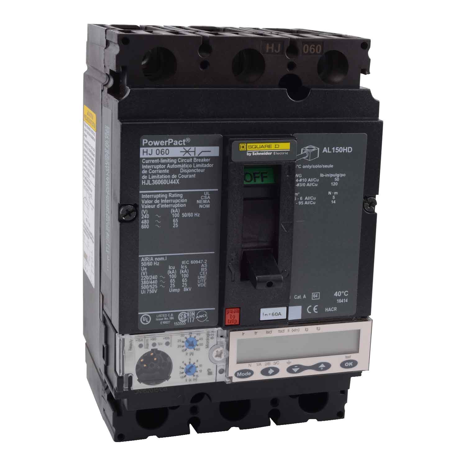 HJL36060U44X - Square D - Molded Case
 Circuit Breakers