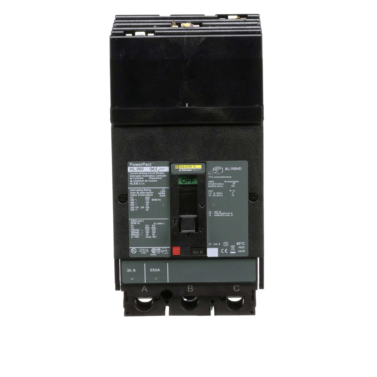 HLA36040 - Square D - Molded Case Circuit Breaker