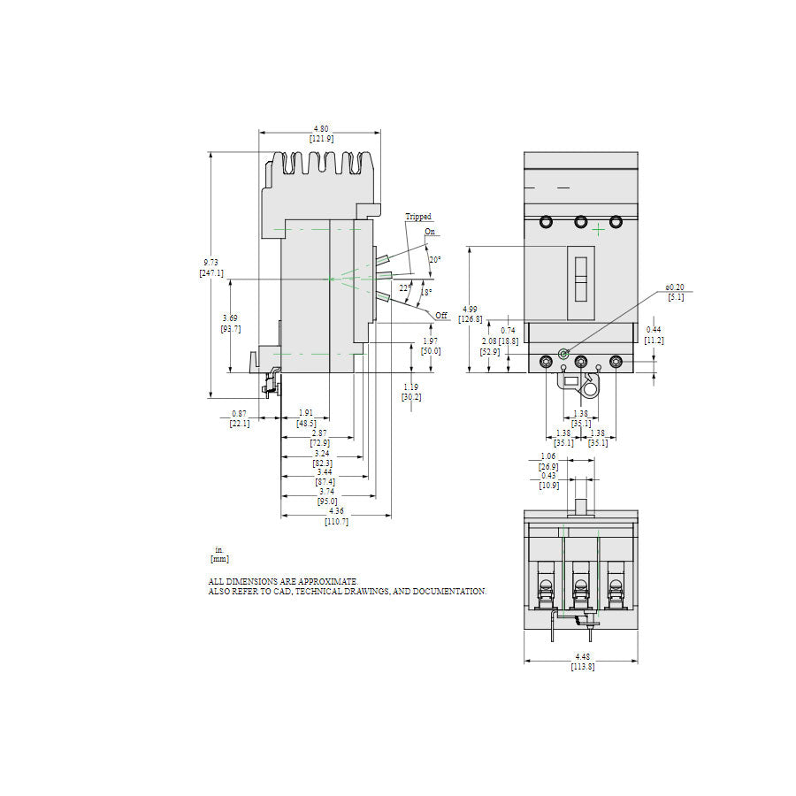 HLA36015 - Square D - Molded Case Circuit Breaker