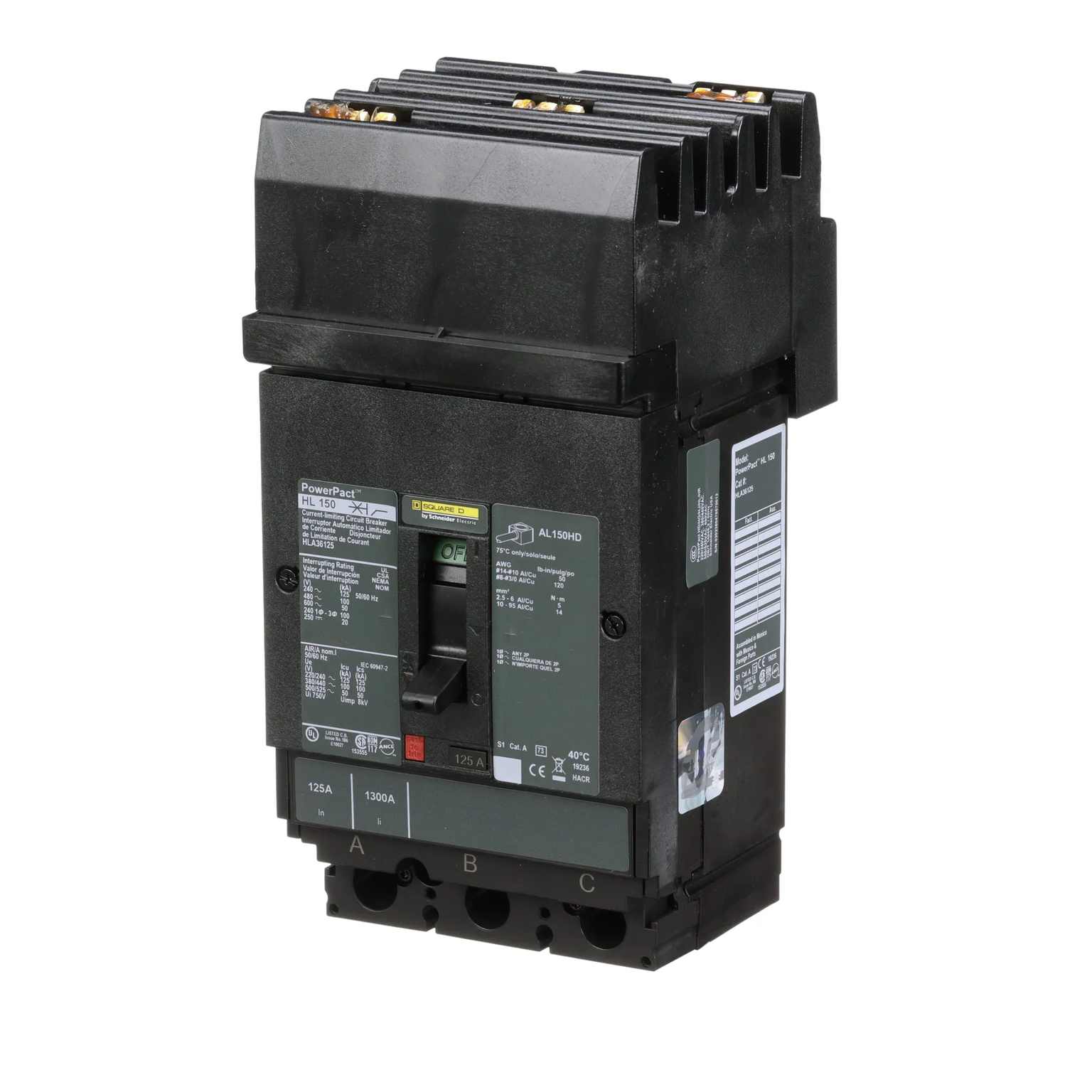 HLA36125 - Square D - Molded Case Circuit Breaker