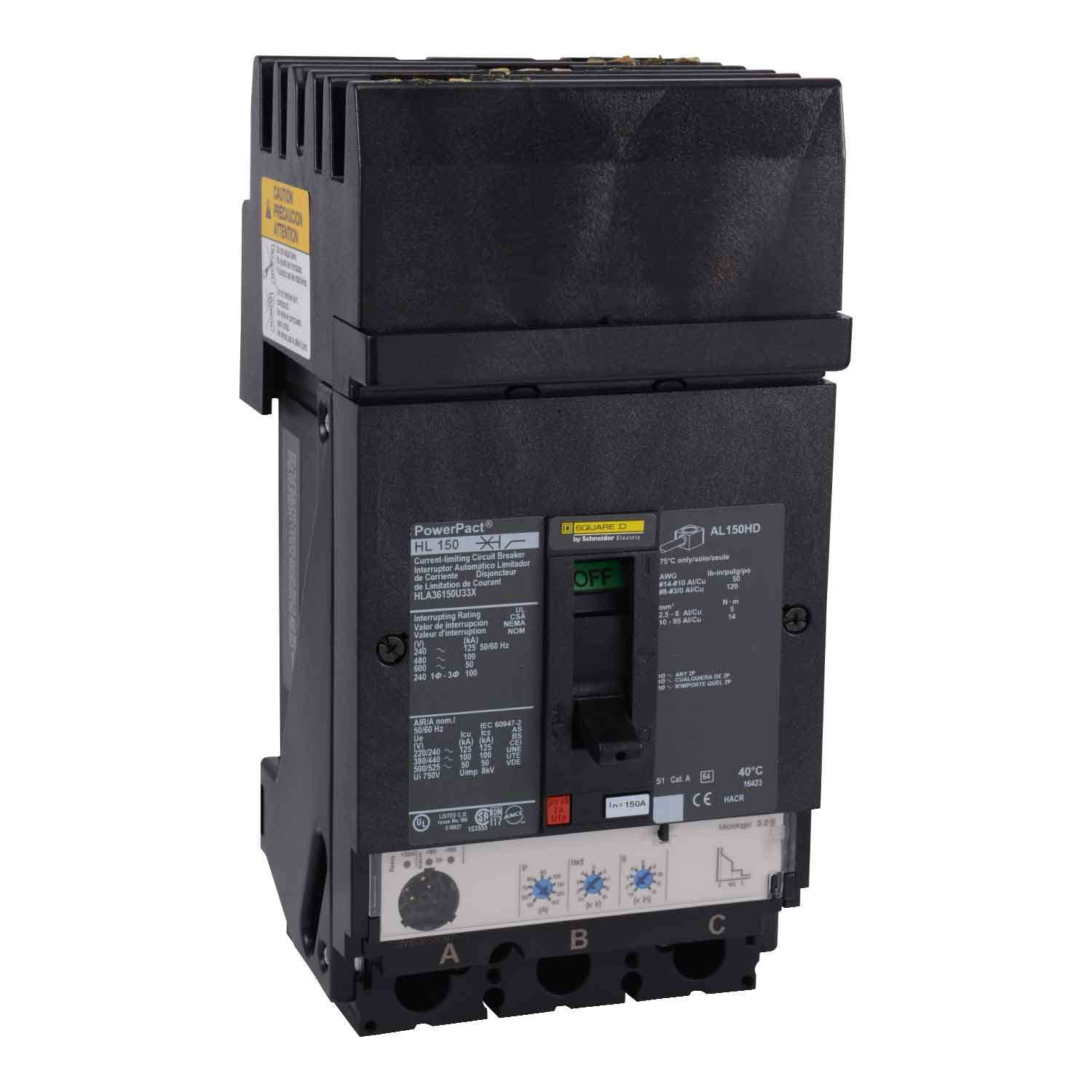 HLA36150U44X - Square D - Molded Case Circuit Breaker